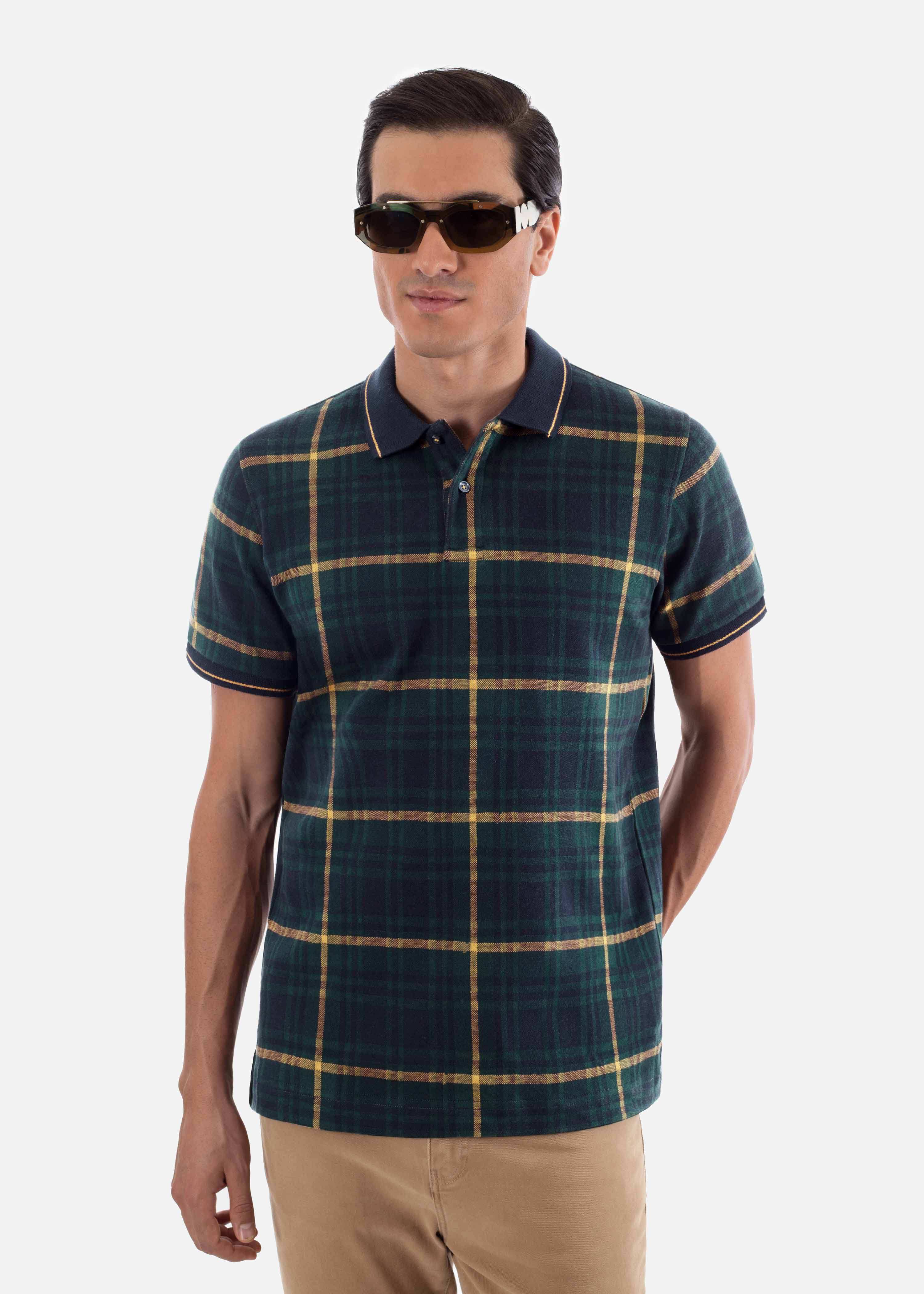 پولوشرت چهارخانه 2322301 کروم