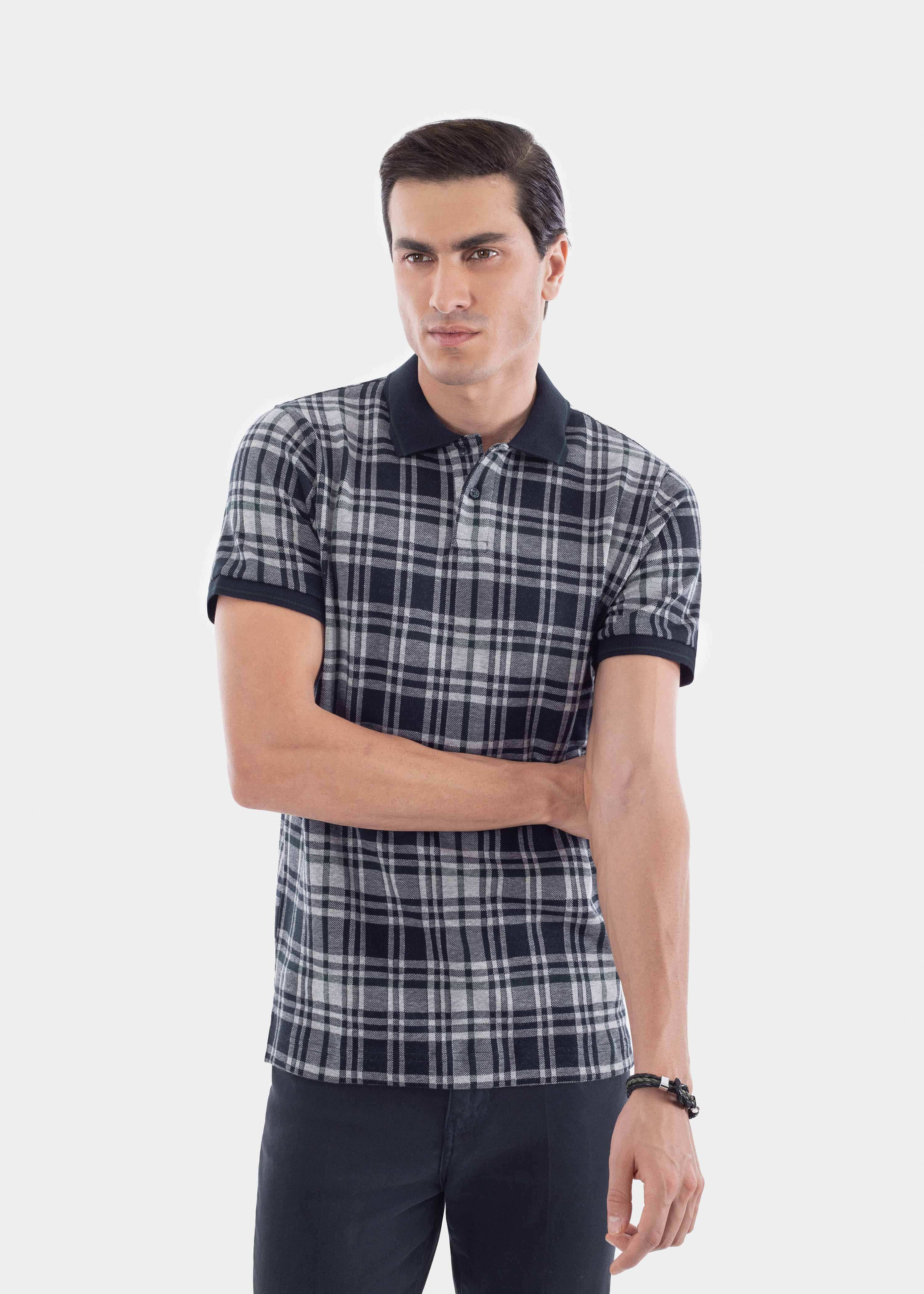 پولوشرت چهارخانه 2322301 کروم