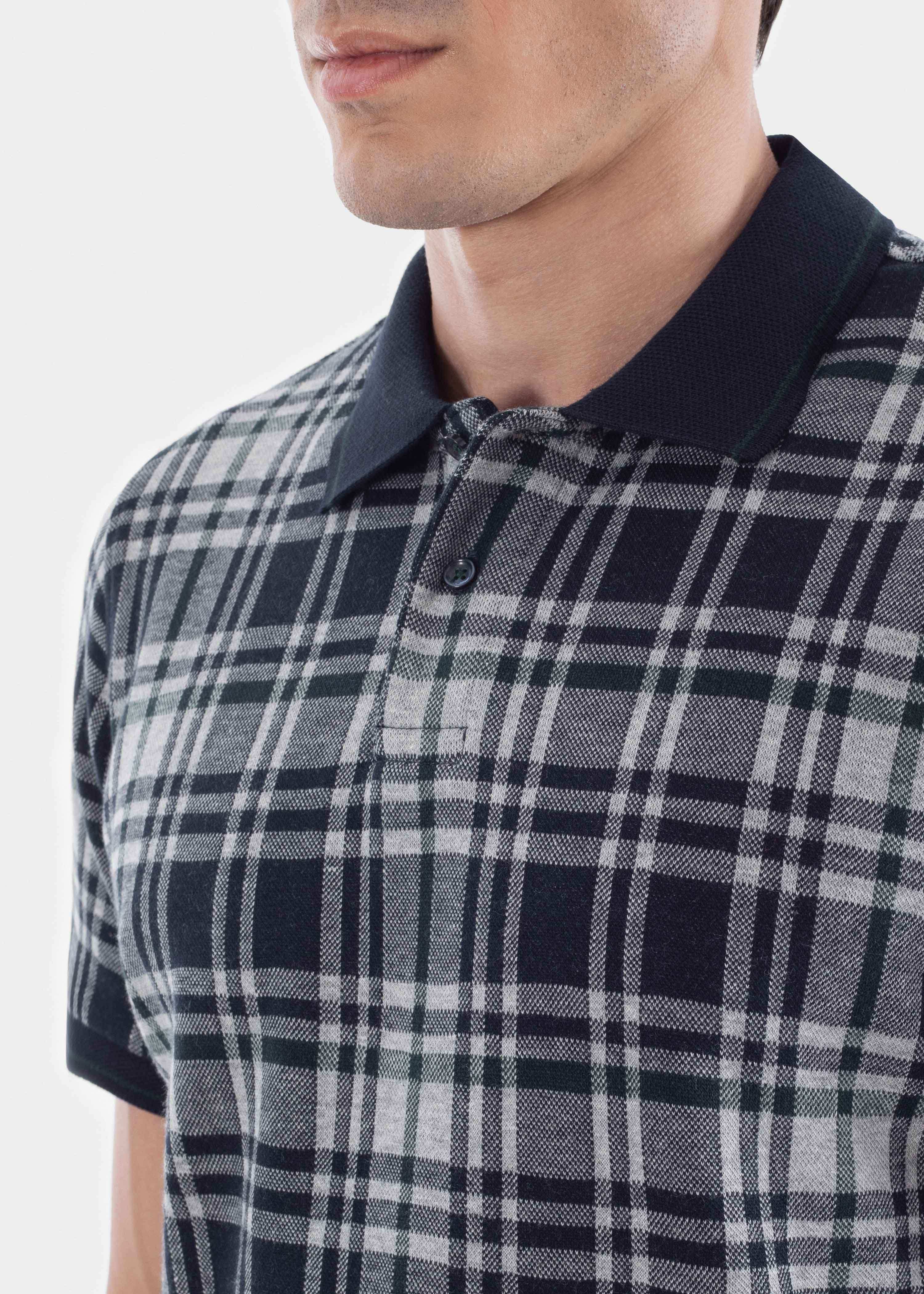 پولوشرت چهارخانه 2322301 کروم