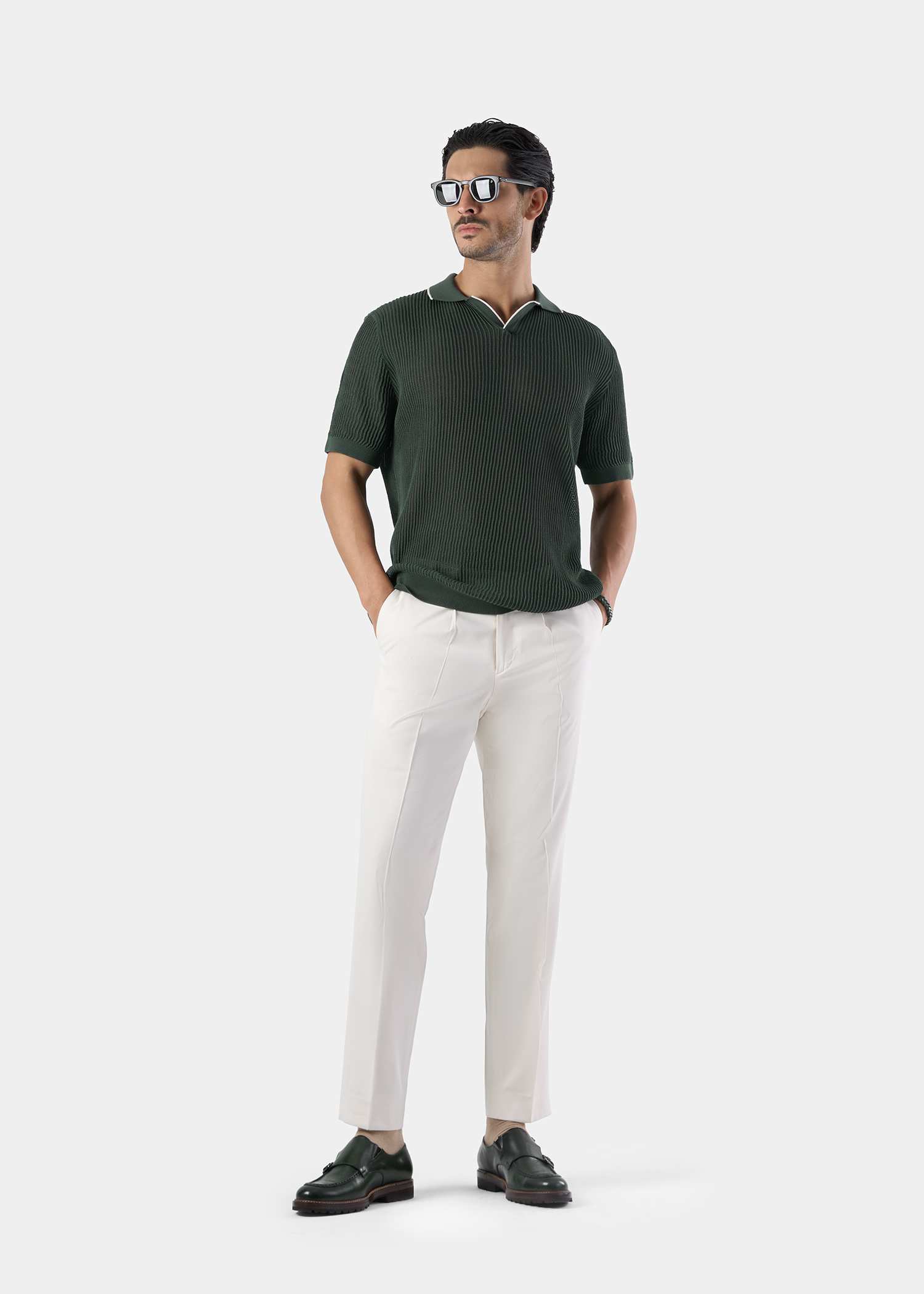 پولوشرت V-neck کروم