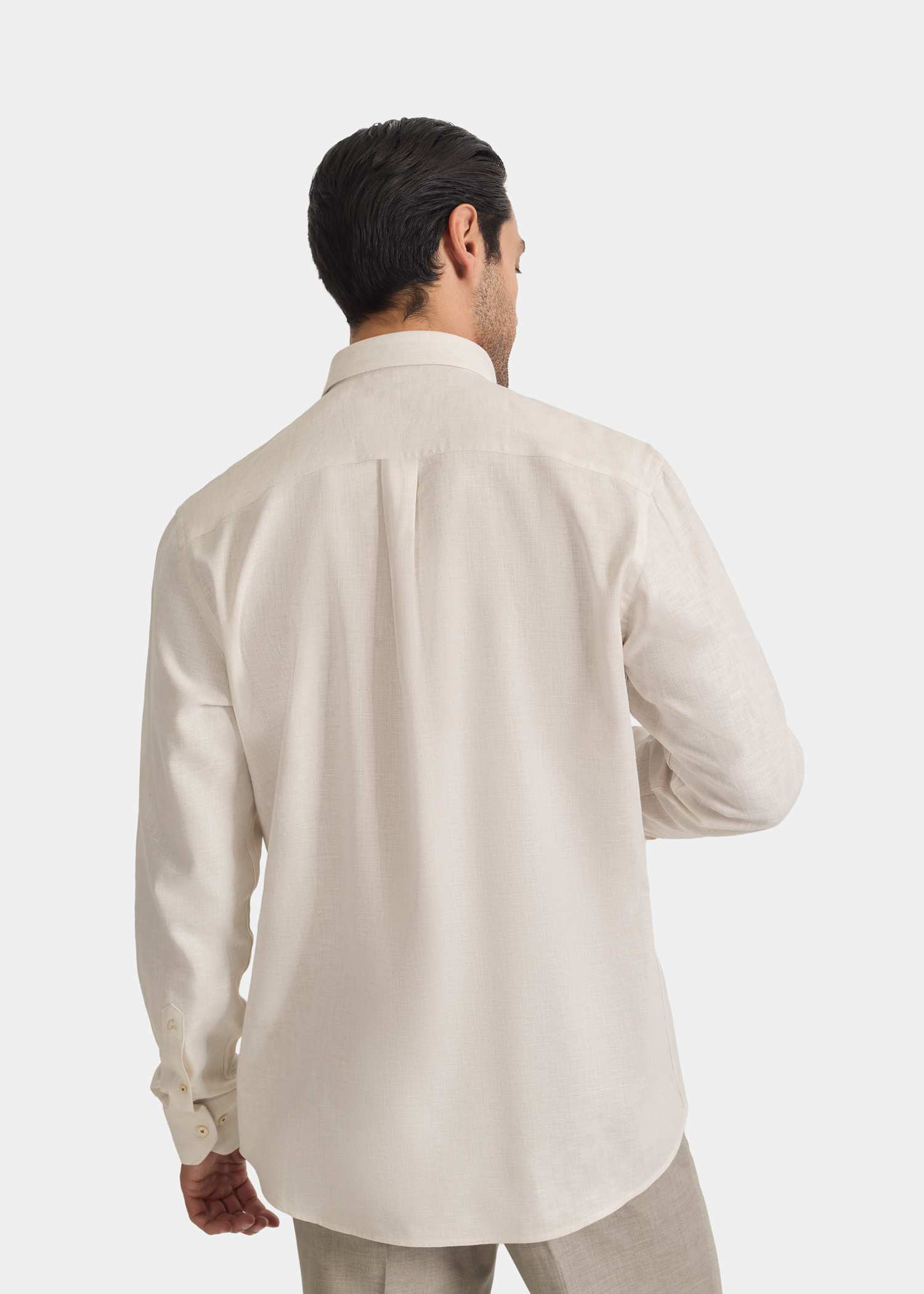 پیراهن لینن 2410161 کروم