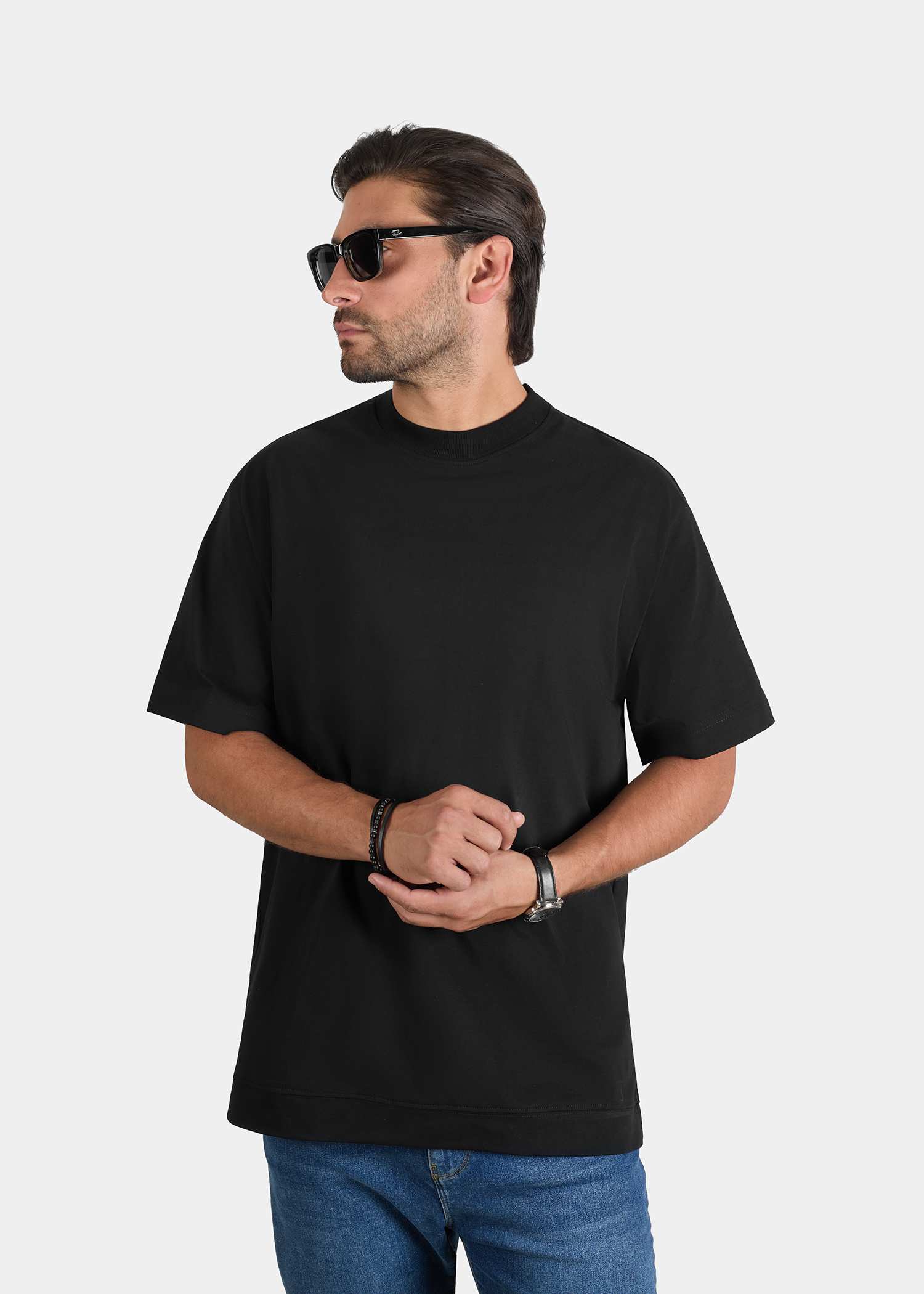 تی شرت یقه گرد 2410608 کروم