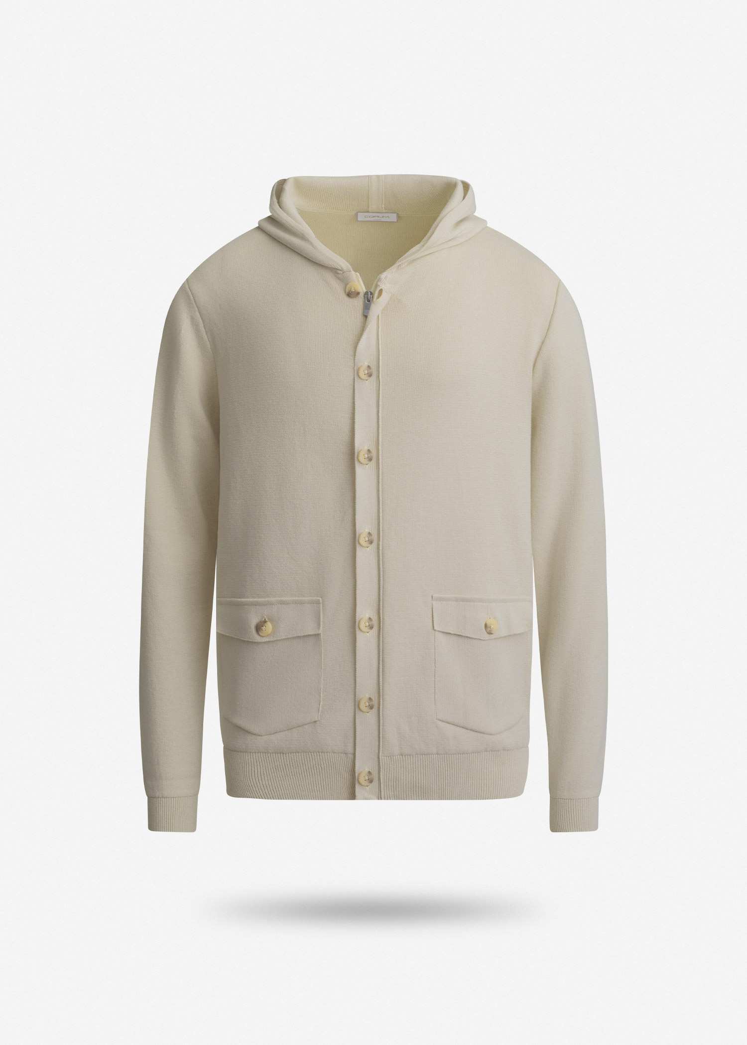 سوییشرت کلاه دار knit کروم