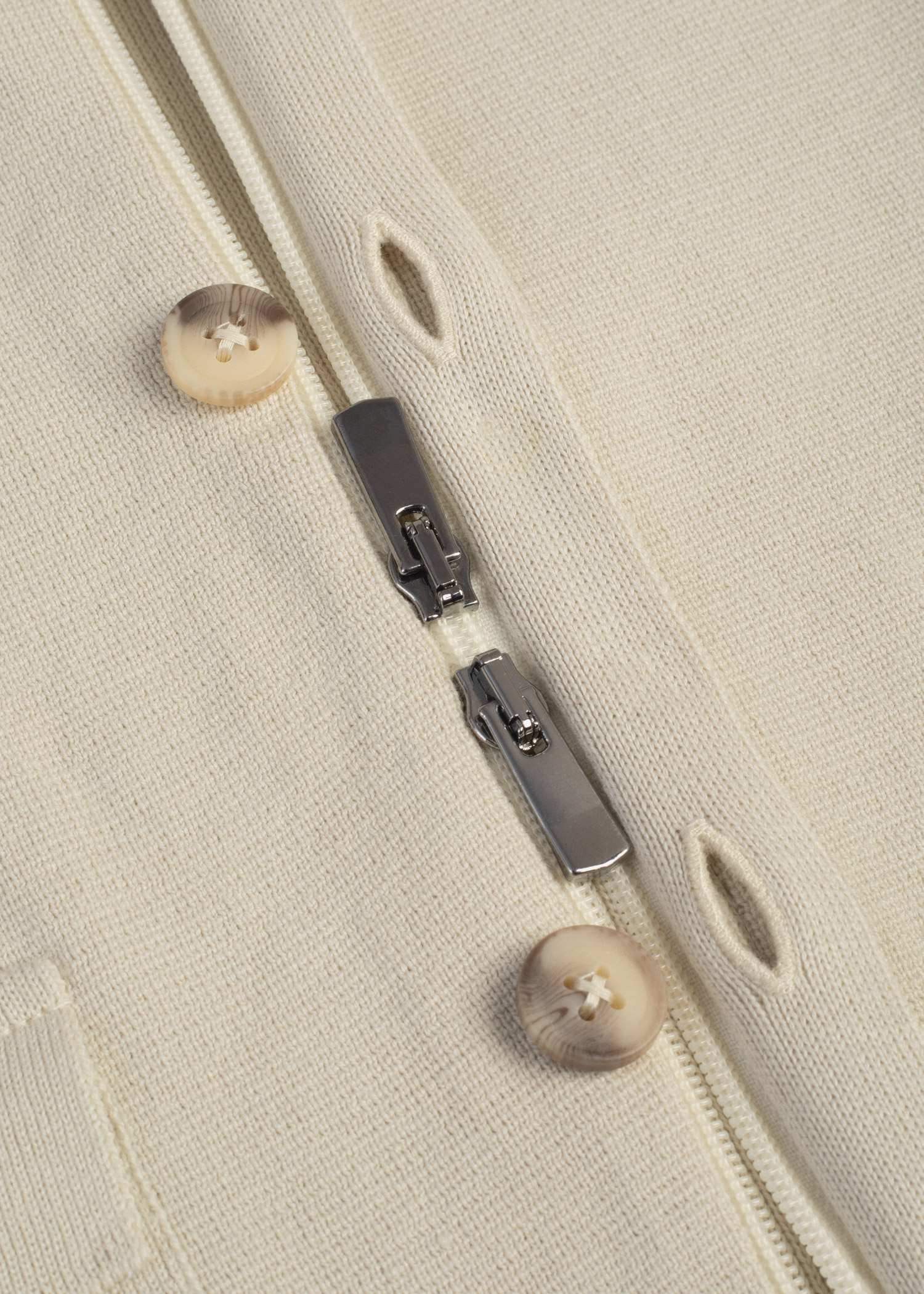 سوییشرت کلاه دار knit کروم