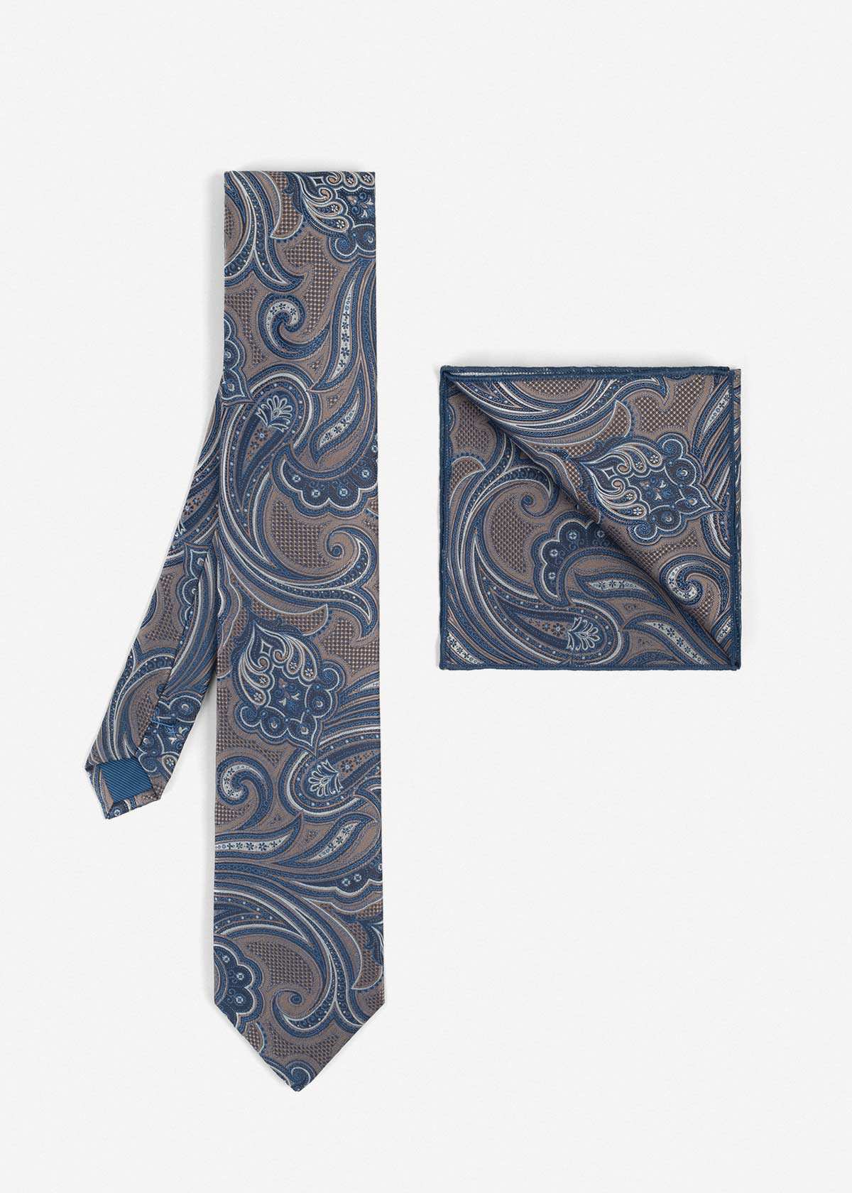 ست کراوات و پوشت 2411219 کروم