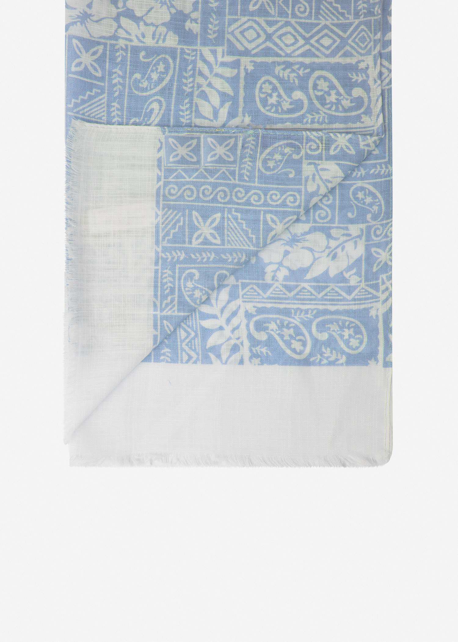 شال طرح دار 2411626 کروم