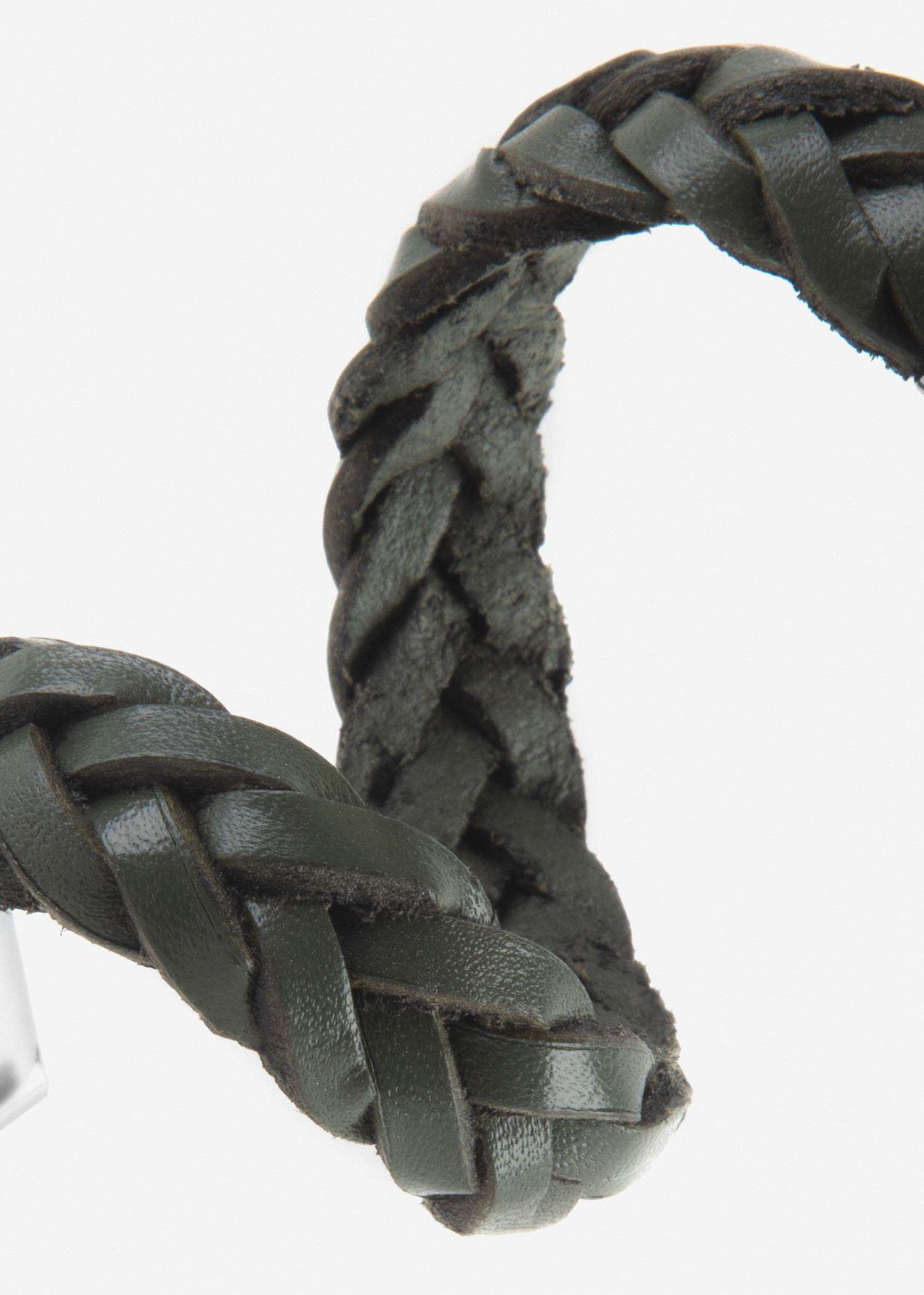 دستبند چرم 2411938 کروم