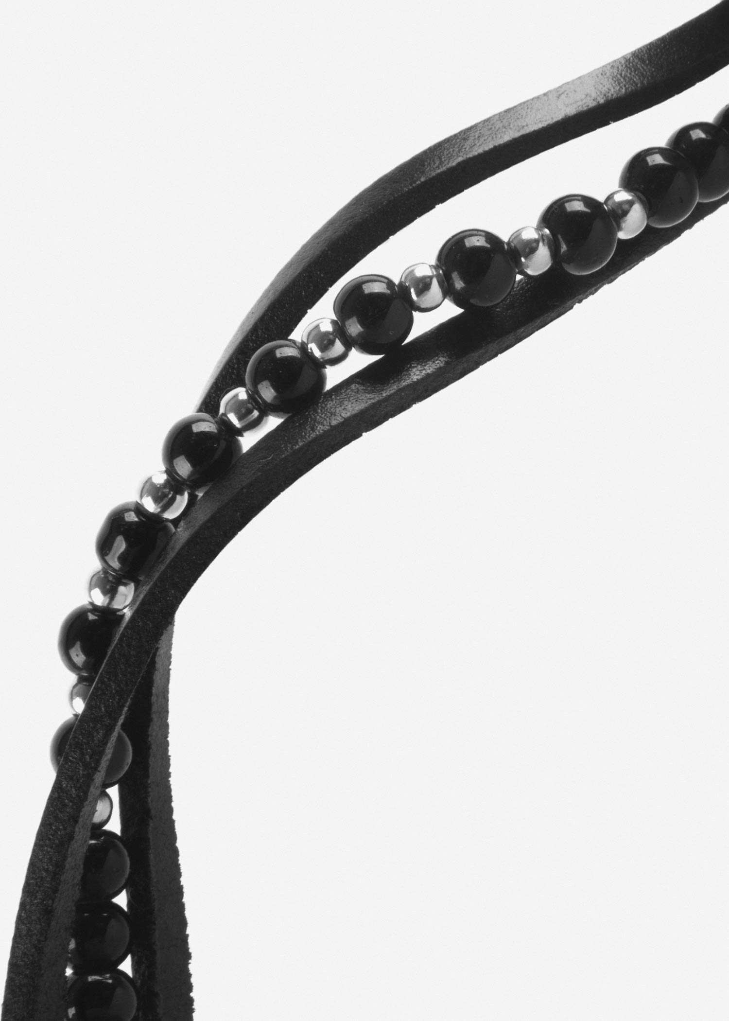 دستبند چرم 2411941 کروم