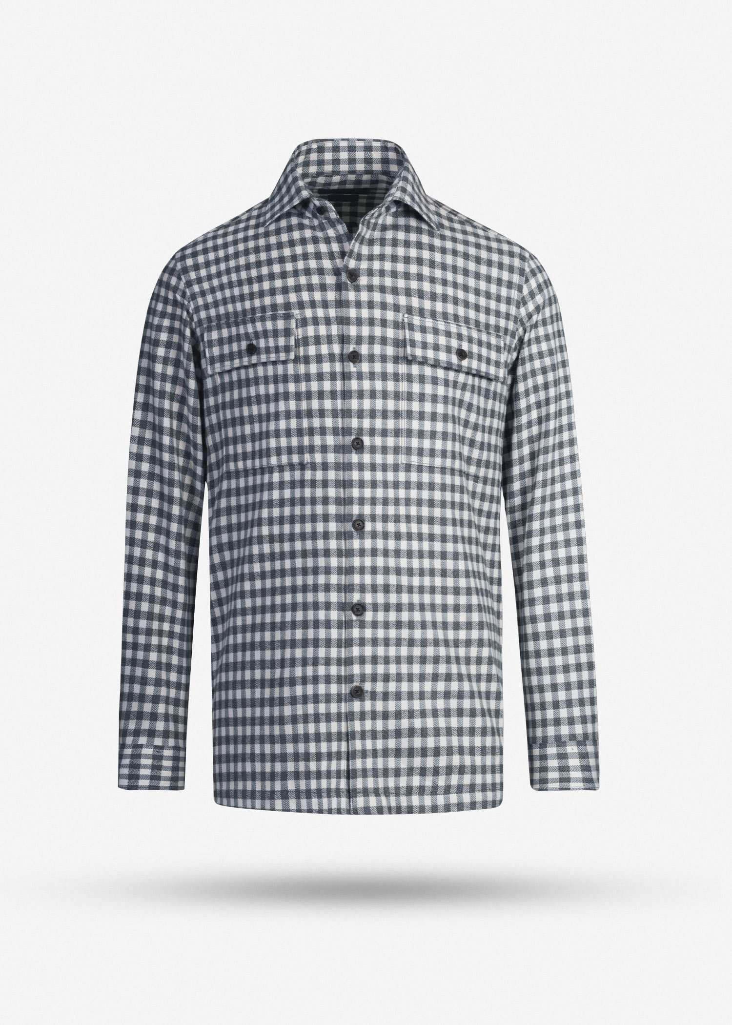 پیراهن چهارخانه 2420103 کروم