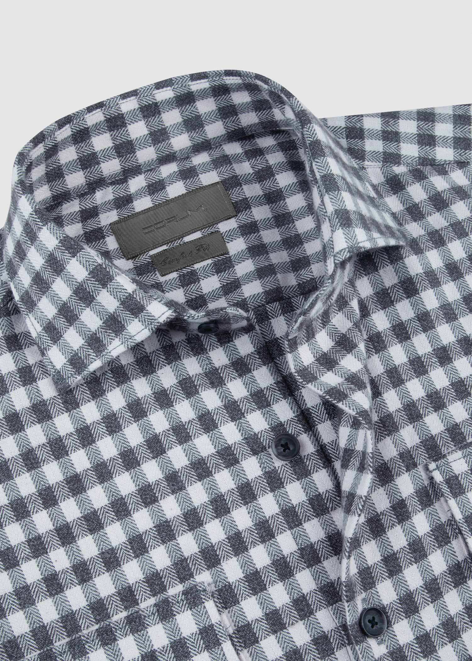 پیراهن چهارخانه 2420103 کروم