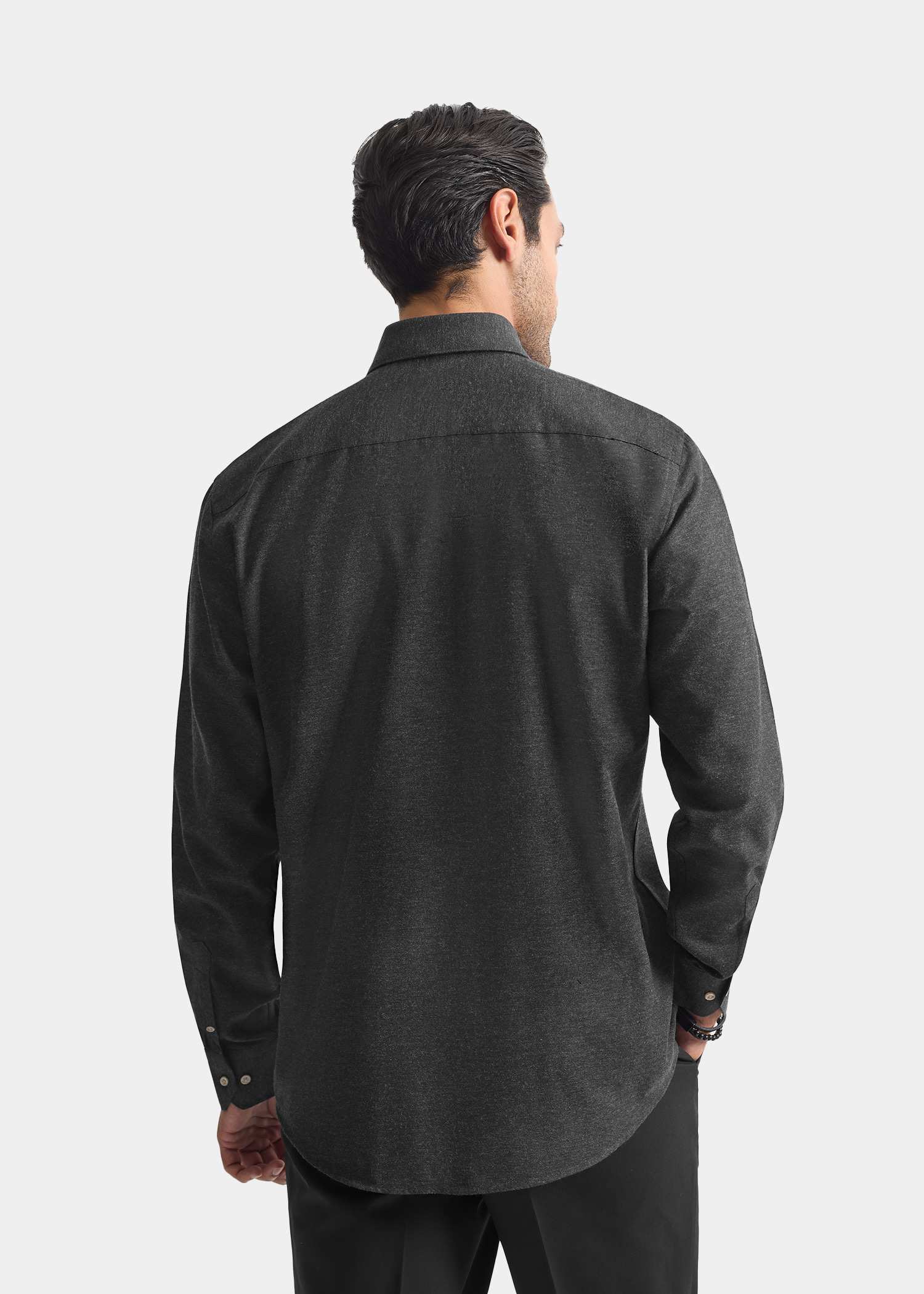 پیراهن یقه دکمه دار 2420115 کروم