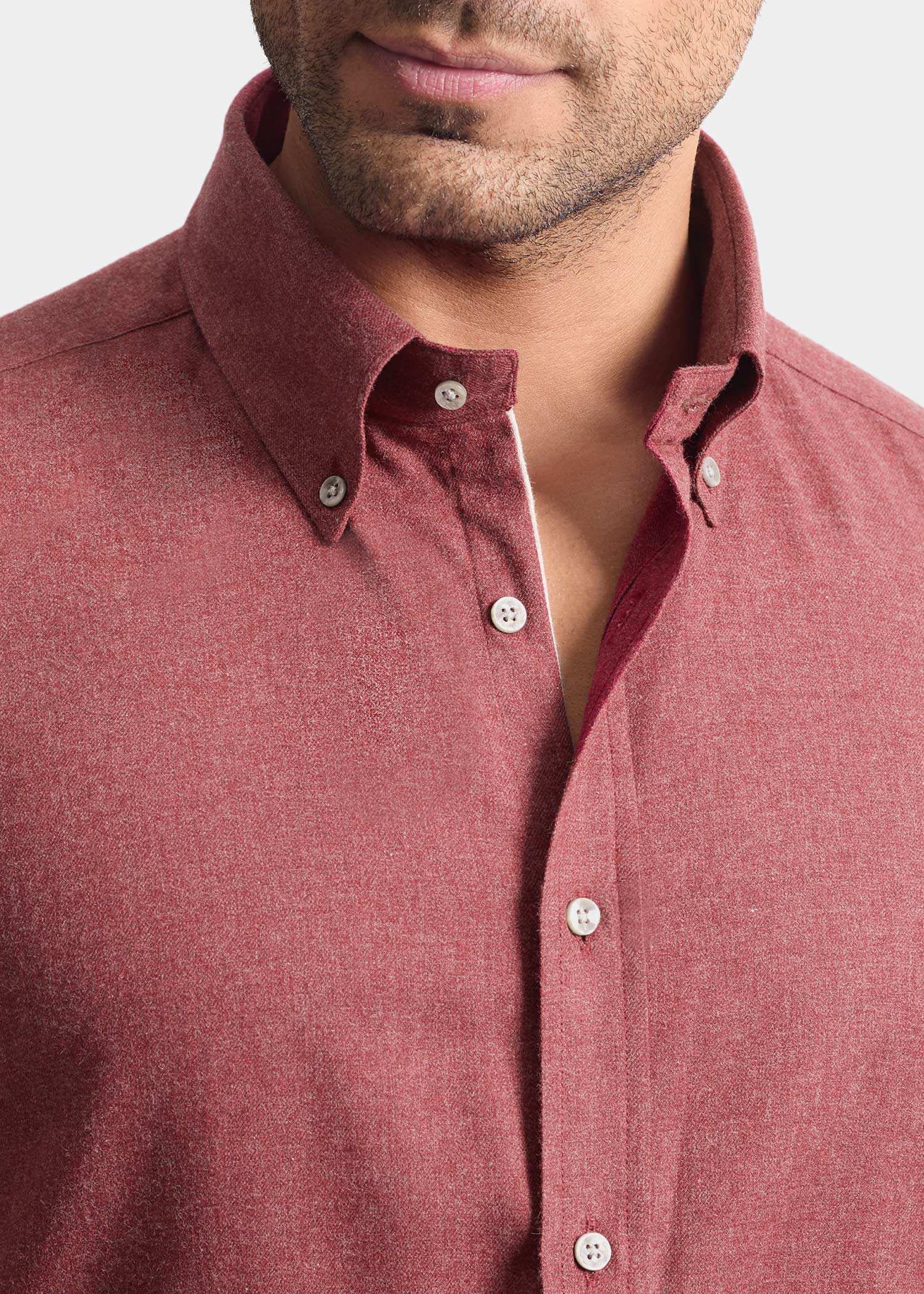 پیراهن یقه دکمه دار 2420115 کروم