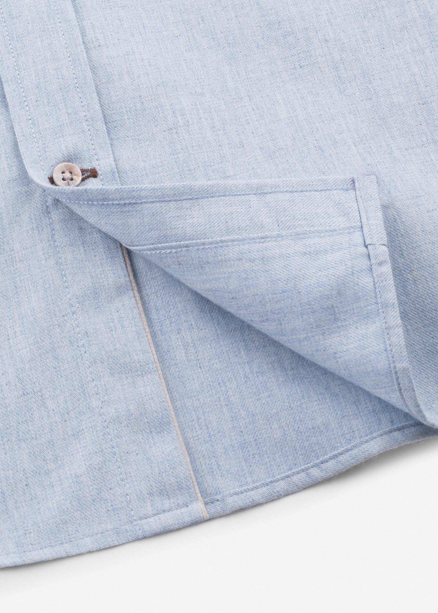 پیراهن یقه دکمه دار 2420115 کروم