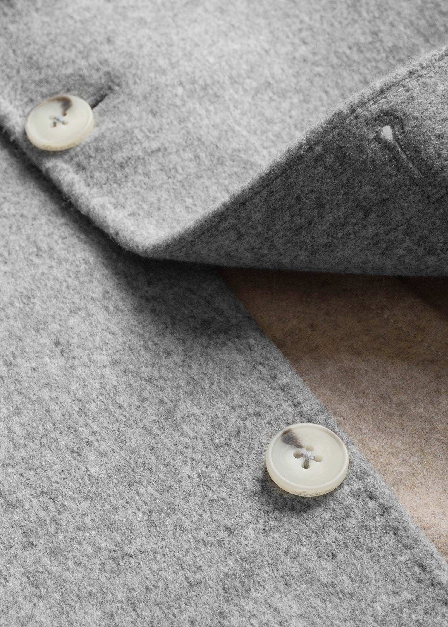 پالتو جیب پاکتی Wool کروم