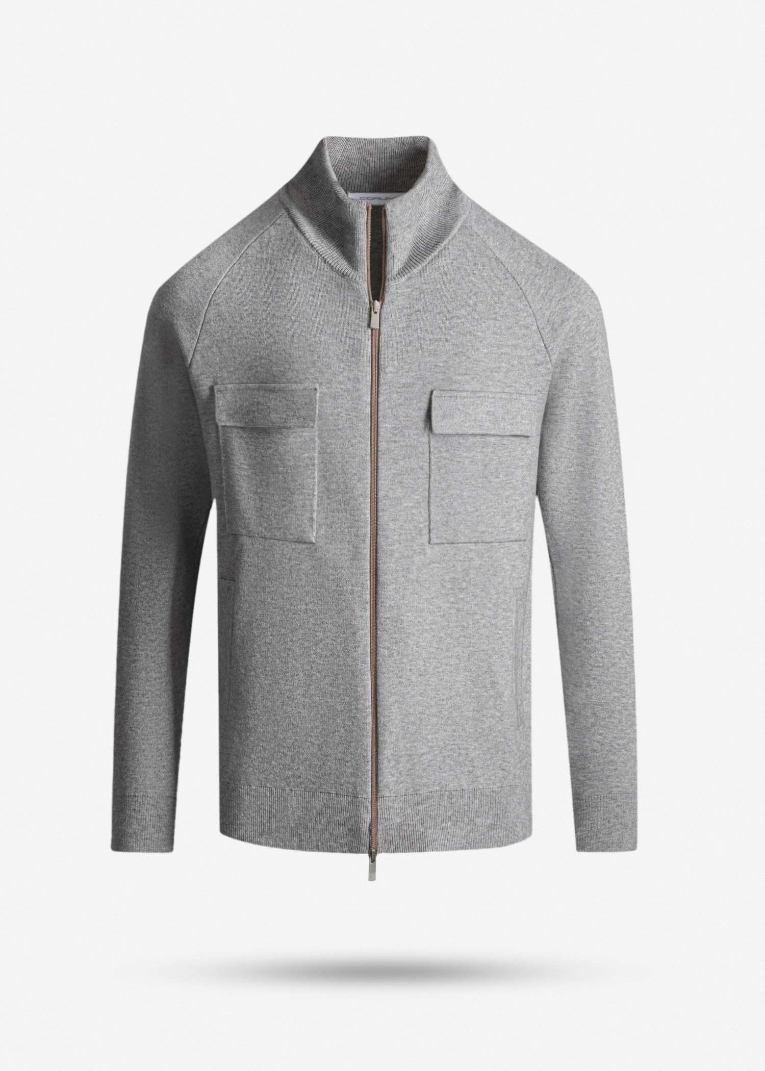 سوییشرت چهار جیب knit کروم