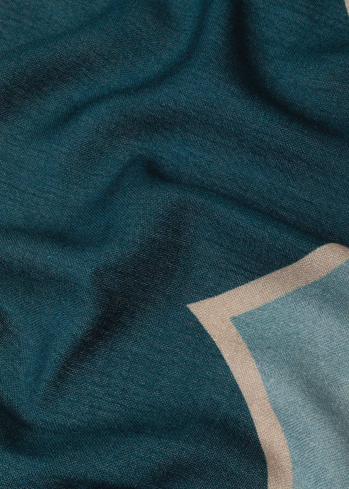 شال طرح دار 2421605 کروم
