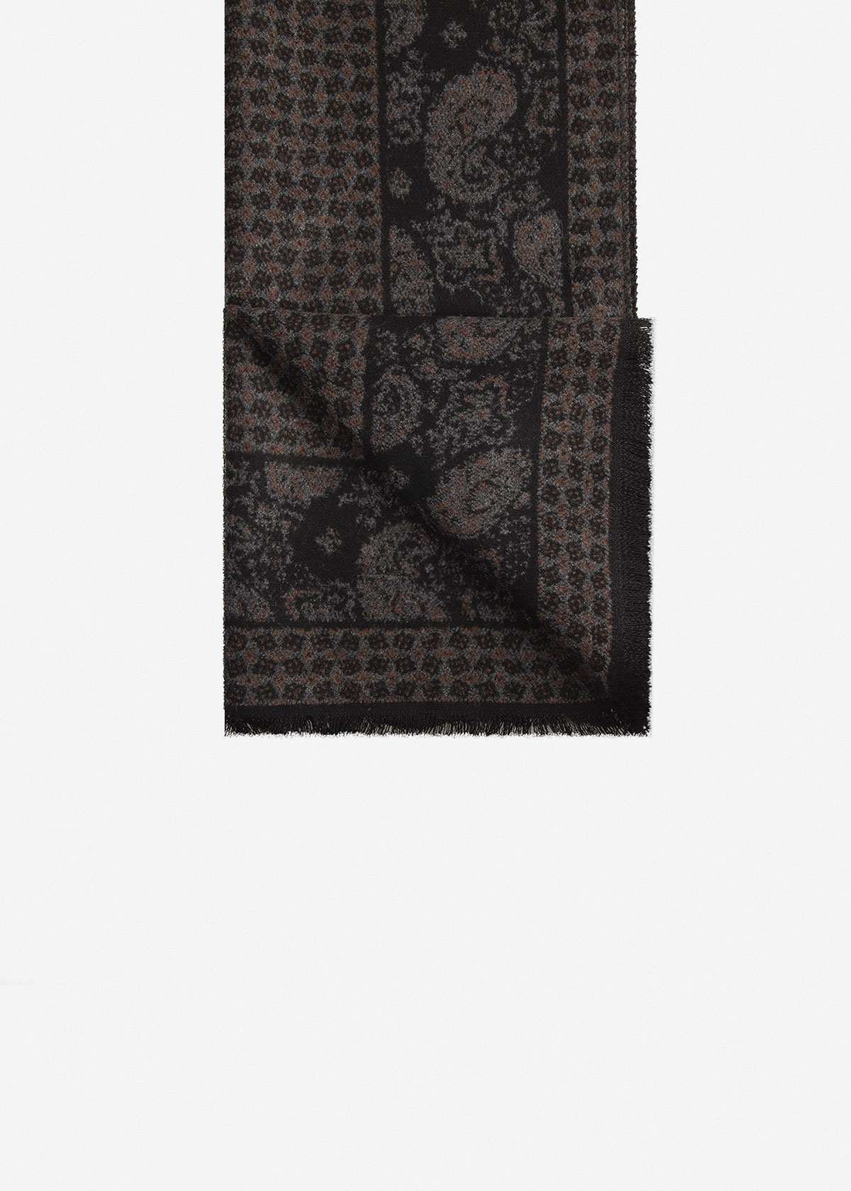 شال طرح دار 2421609 کروم