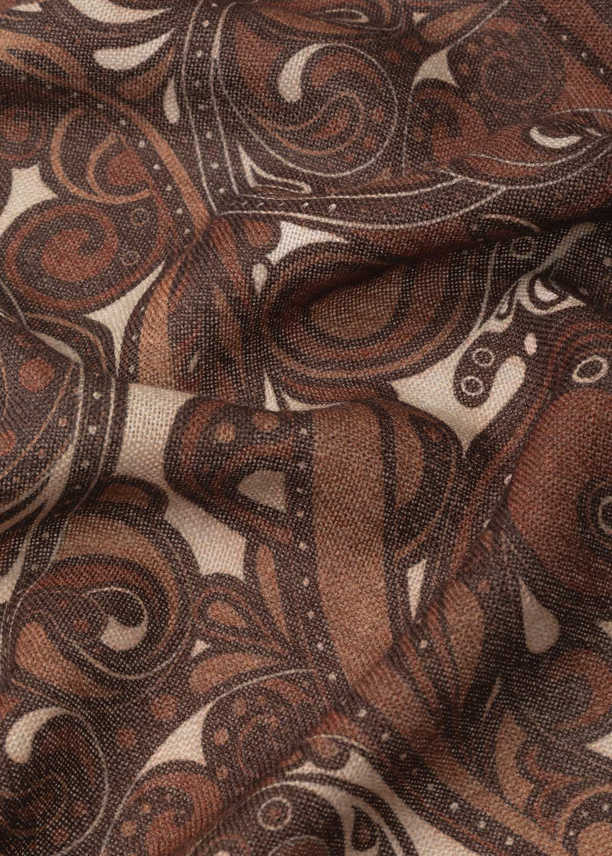 شال طرح دار 2421610 کروم