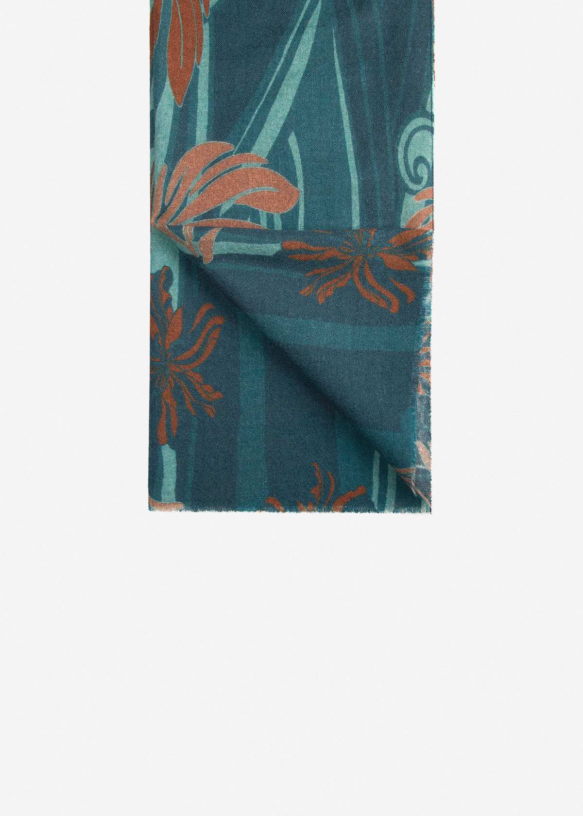 شال طرح دار 2421611 کروم