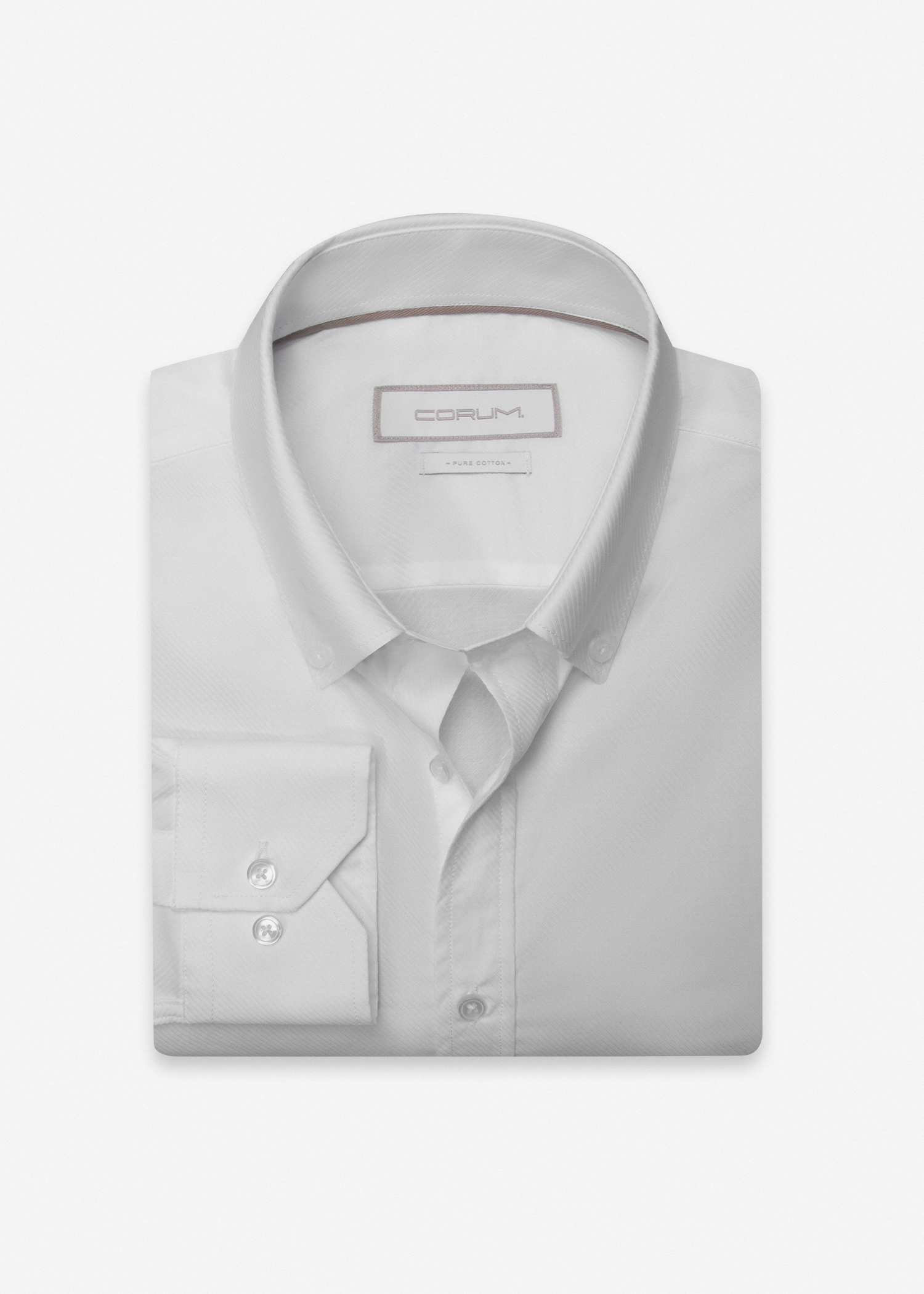 پیراهن یقه دکمه دار 2510133 کروم