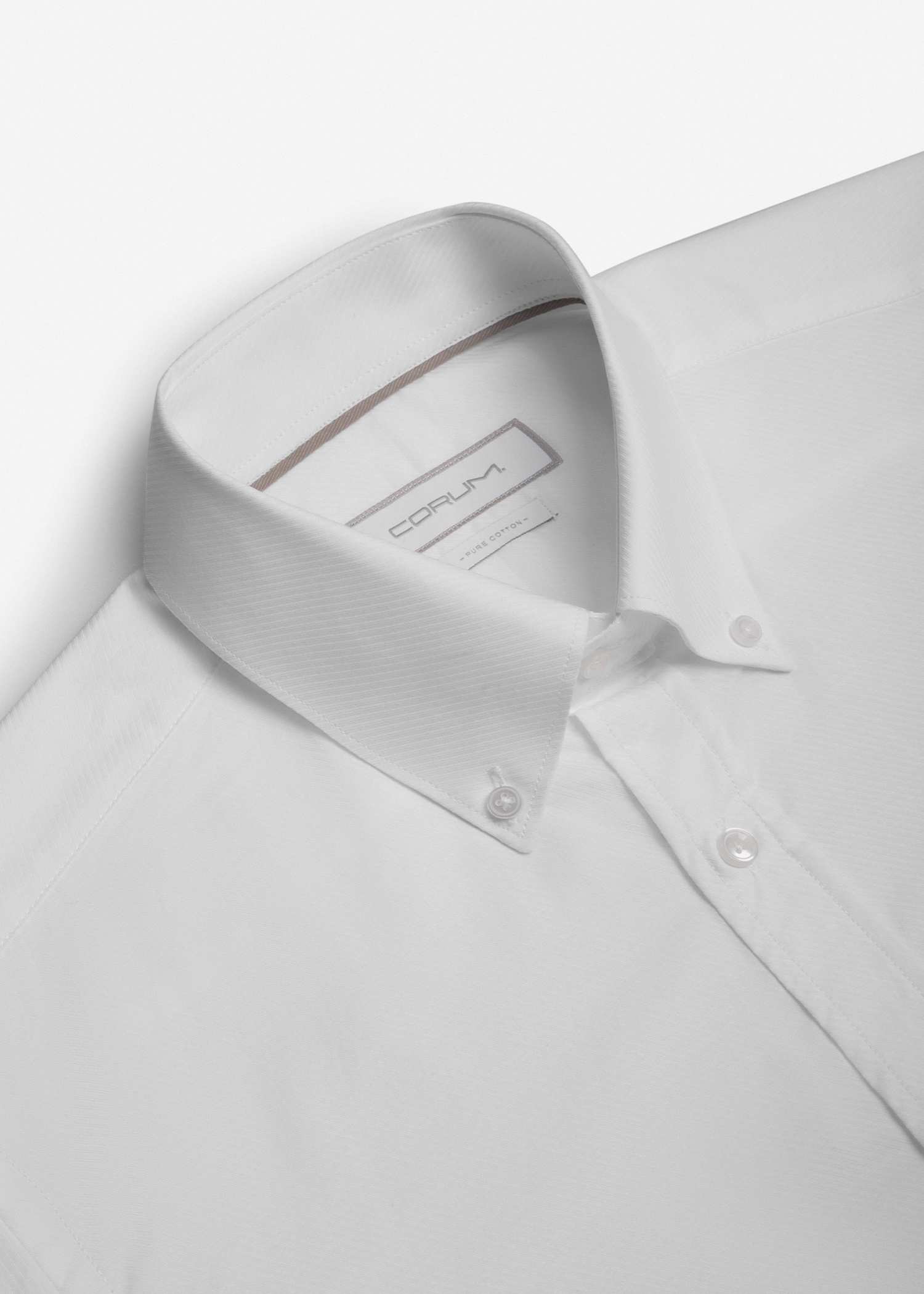 پیراهن یقه دکمه دار 2510133 کروم