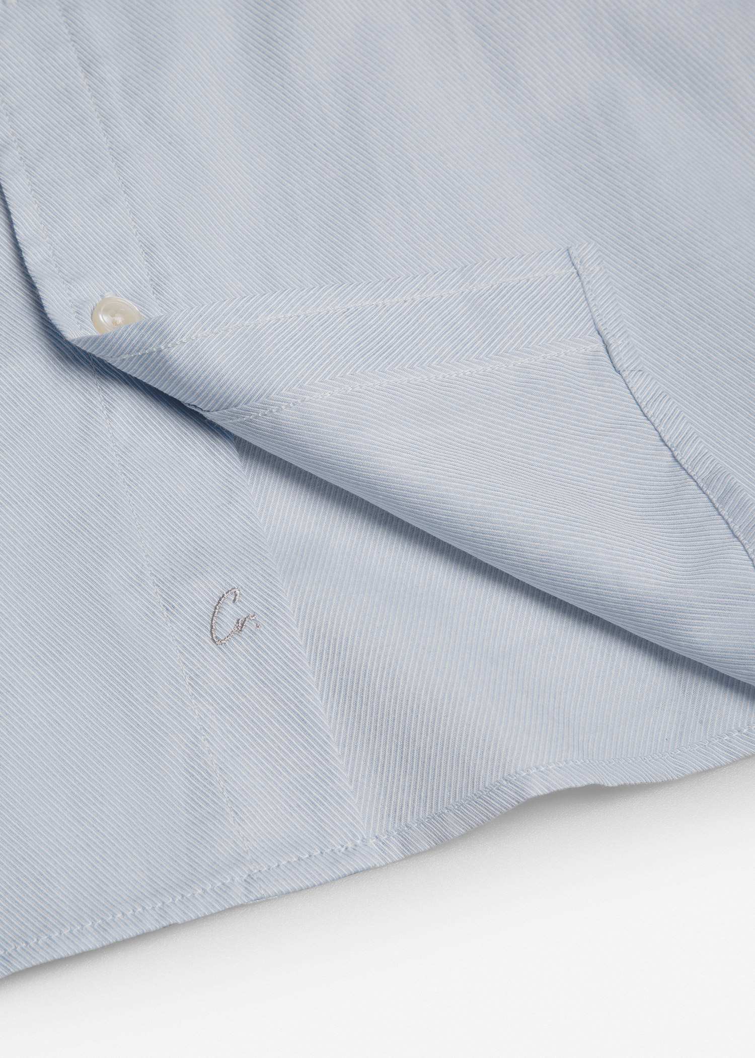 پیراهن یقه دکمه دار 2510133 کروم