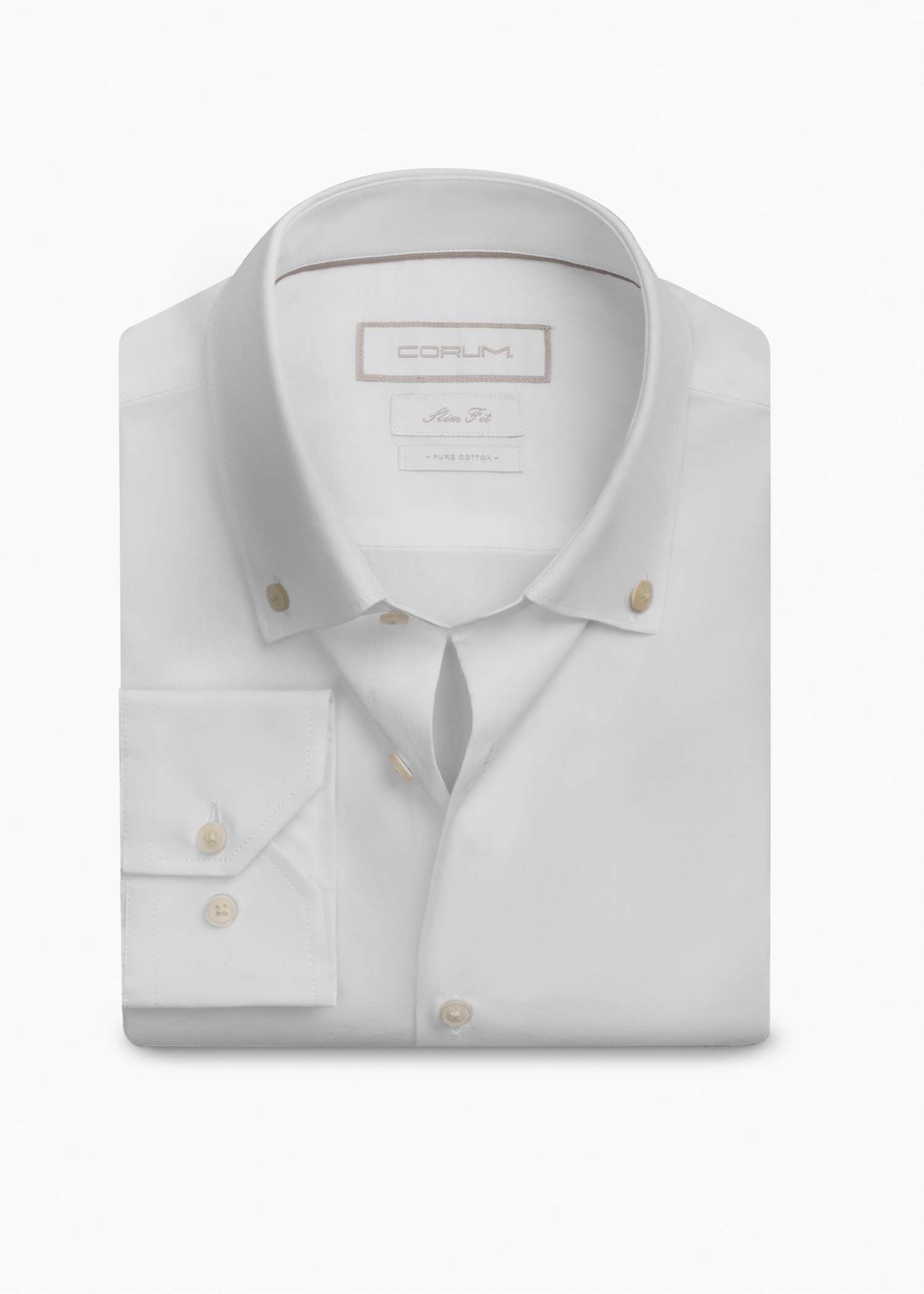 پیراهن یقه دکمه دار 2510137 کروم