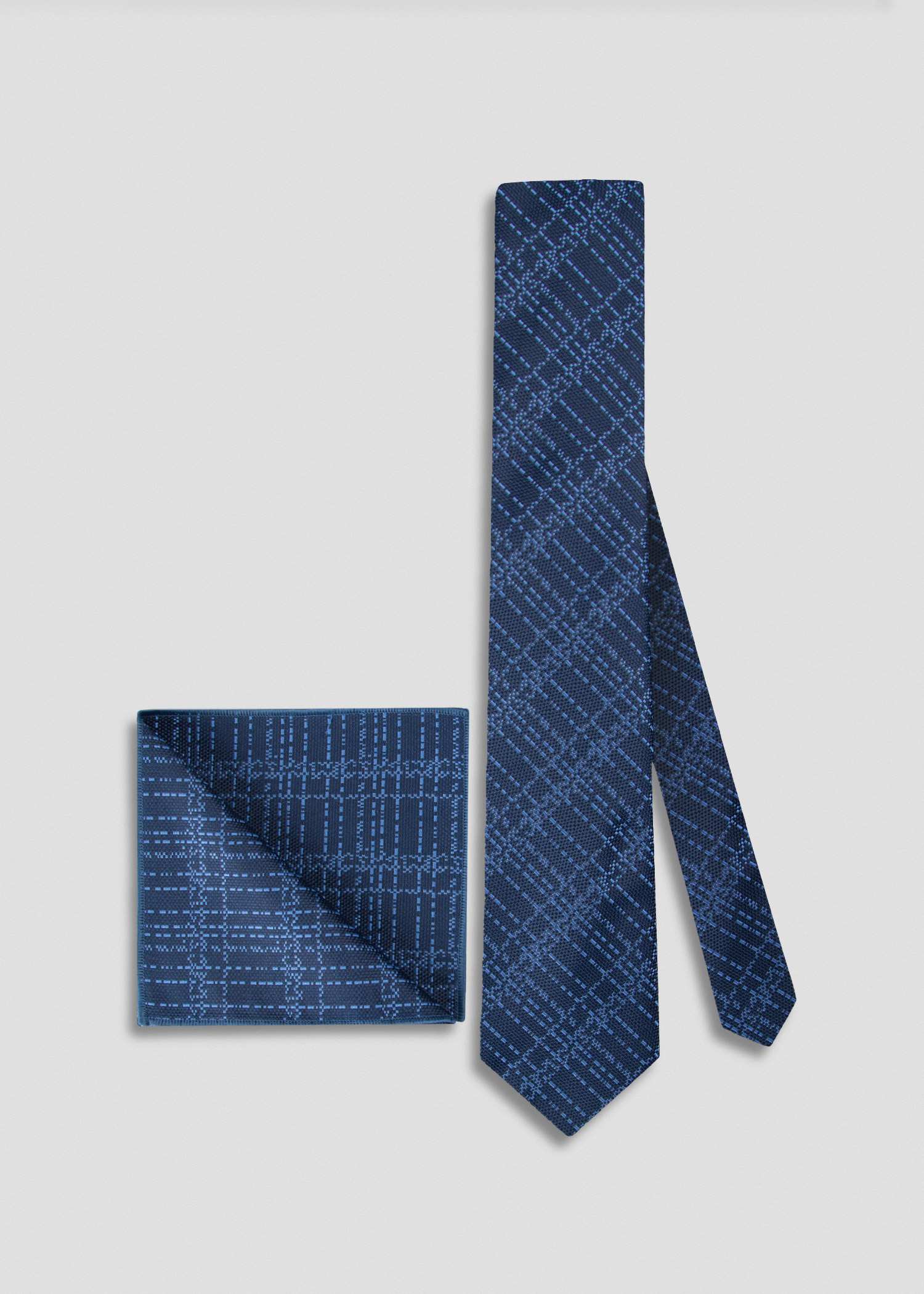 ست کراوات و پوشت 2511218 کروم