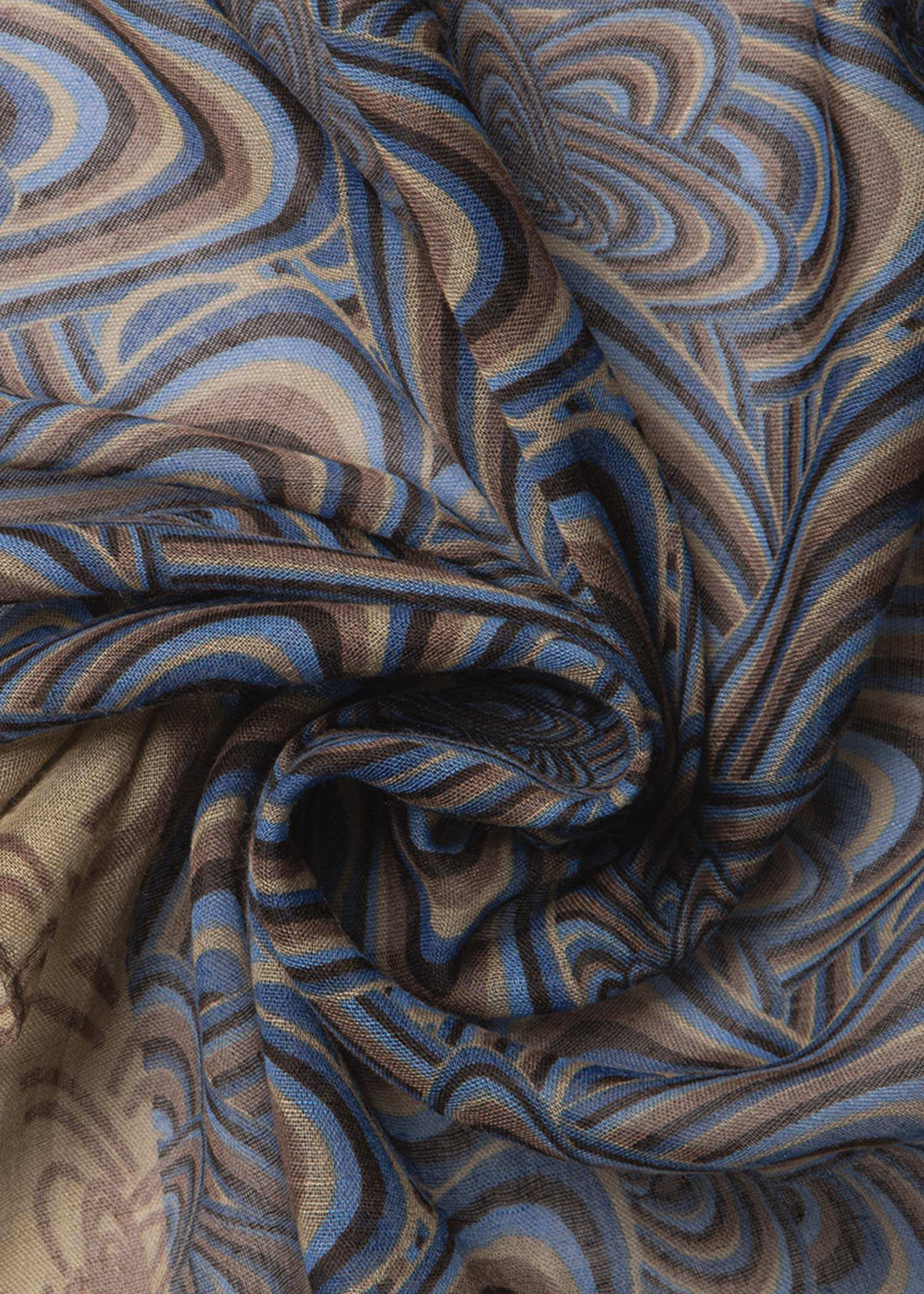 شال طرح دار 2511601 کروم
