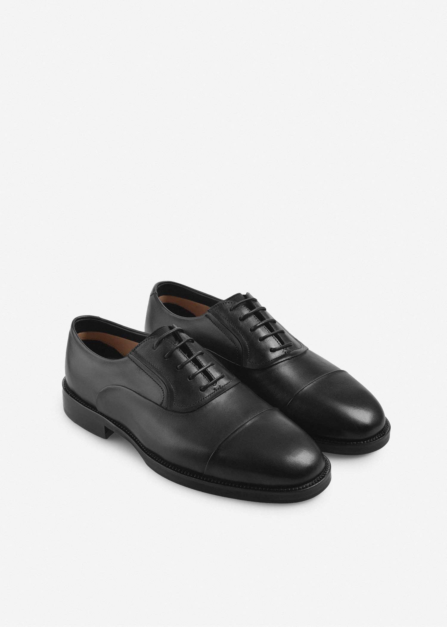 کفش چرم Oxford کروم