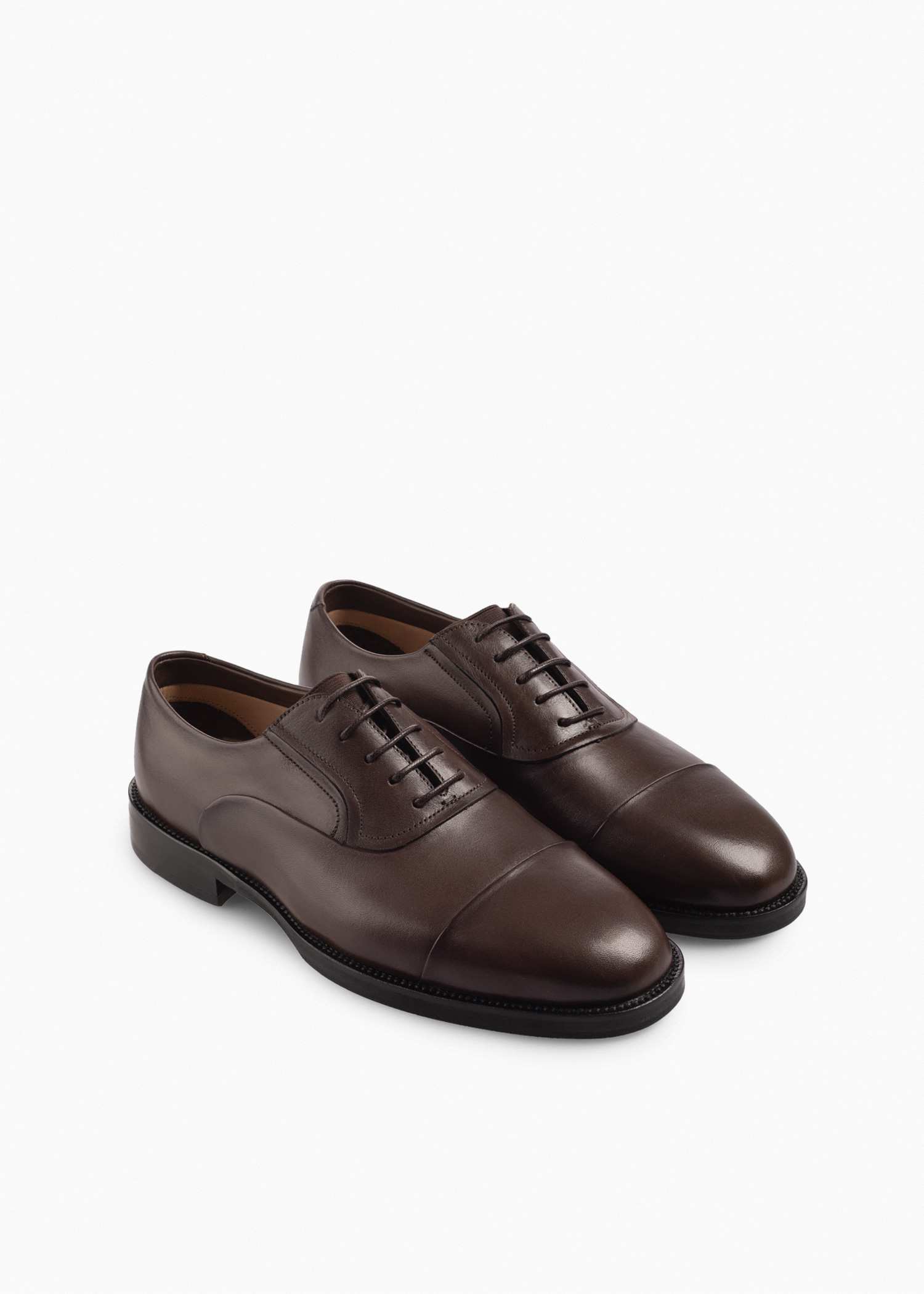 کفش چرم Oxford کروم