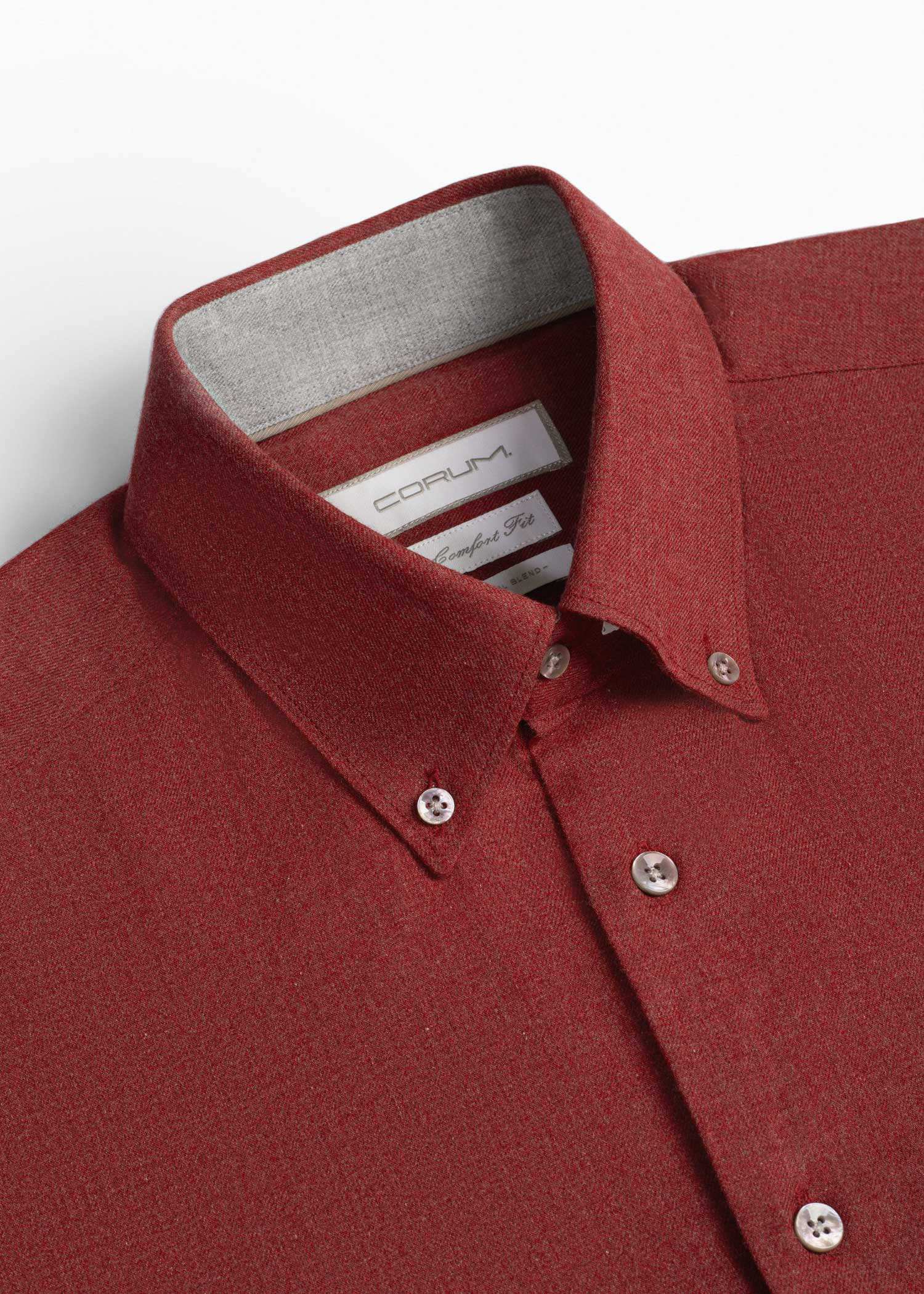 پیراهن یقه دکمه دار 2520103 کروم