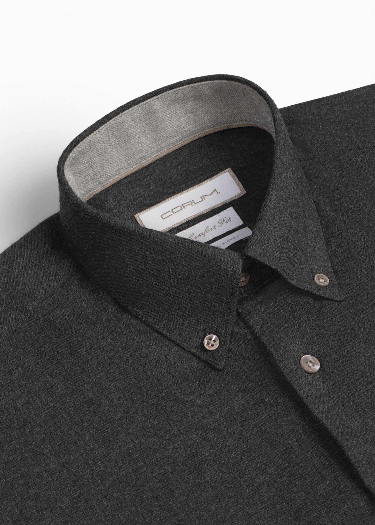 پیراهن یقه دکمه دار 2520103 کروم