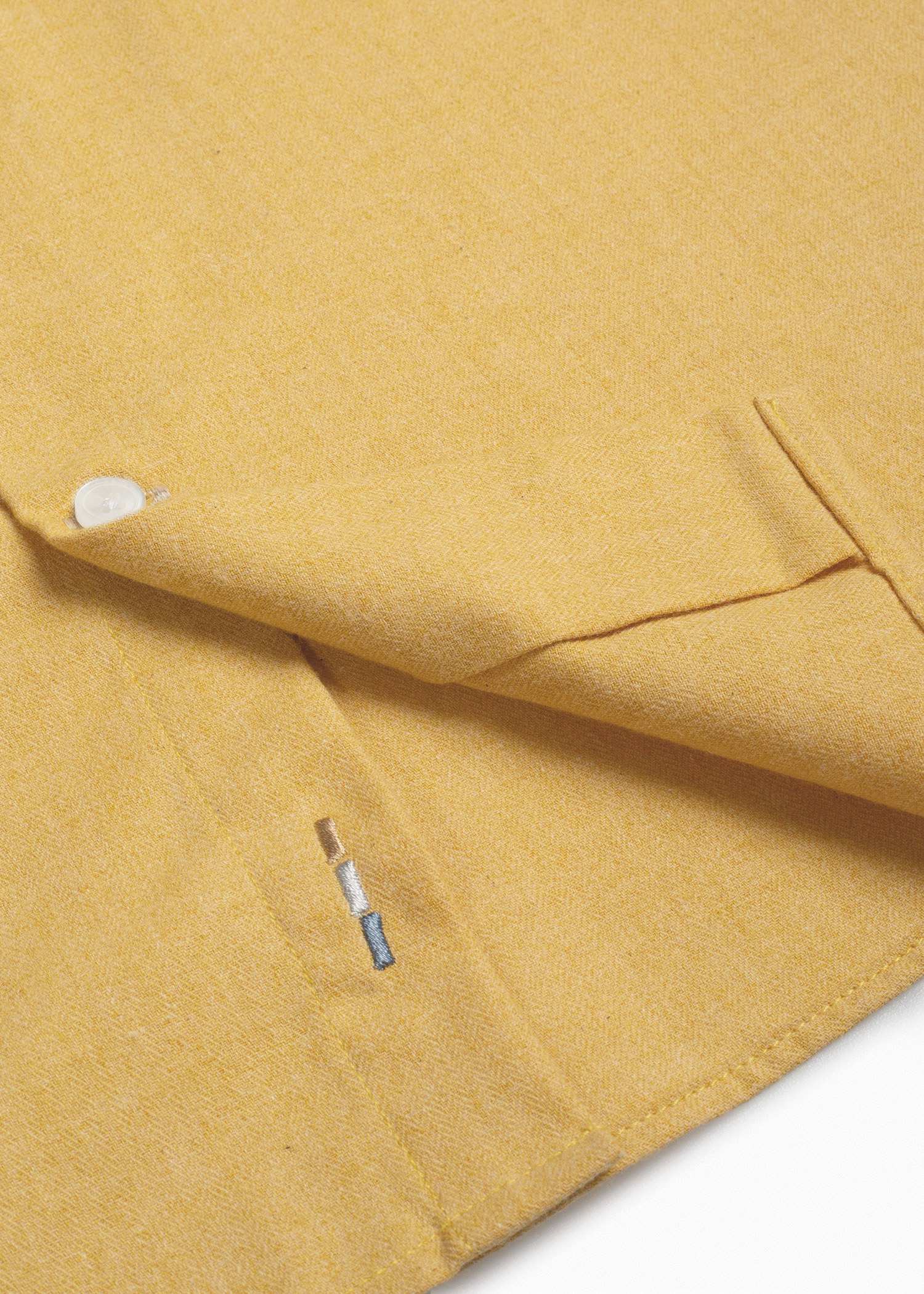 پیراهن یقه دکمه دار 2520112 کروم