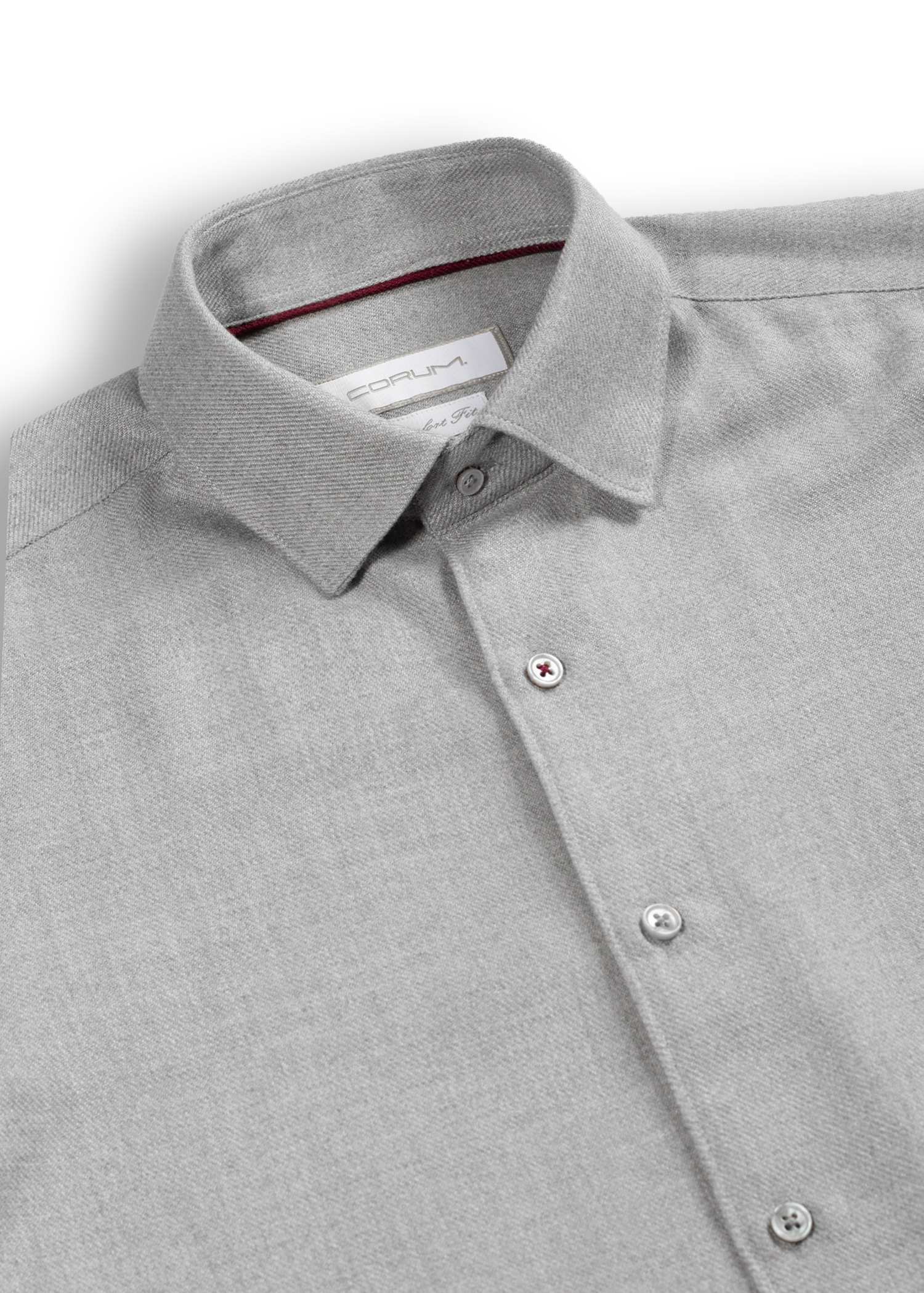 پیراهن مردانه یقه دکمه دار 2520113 کروم