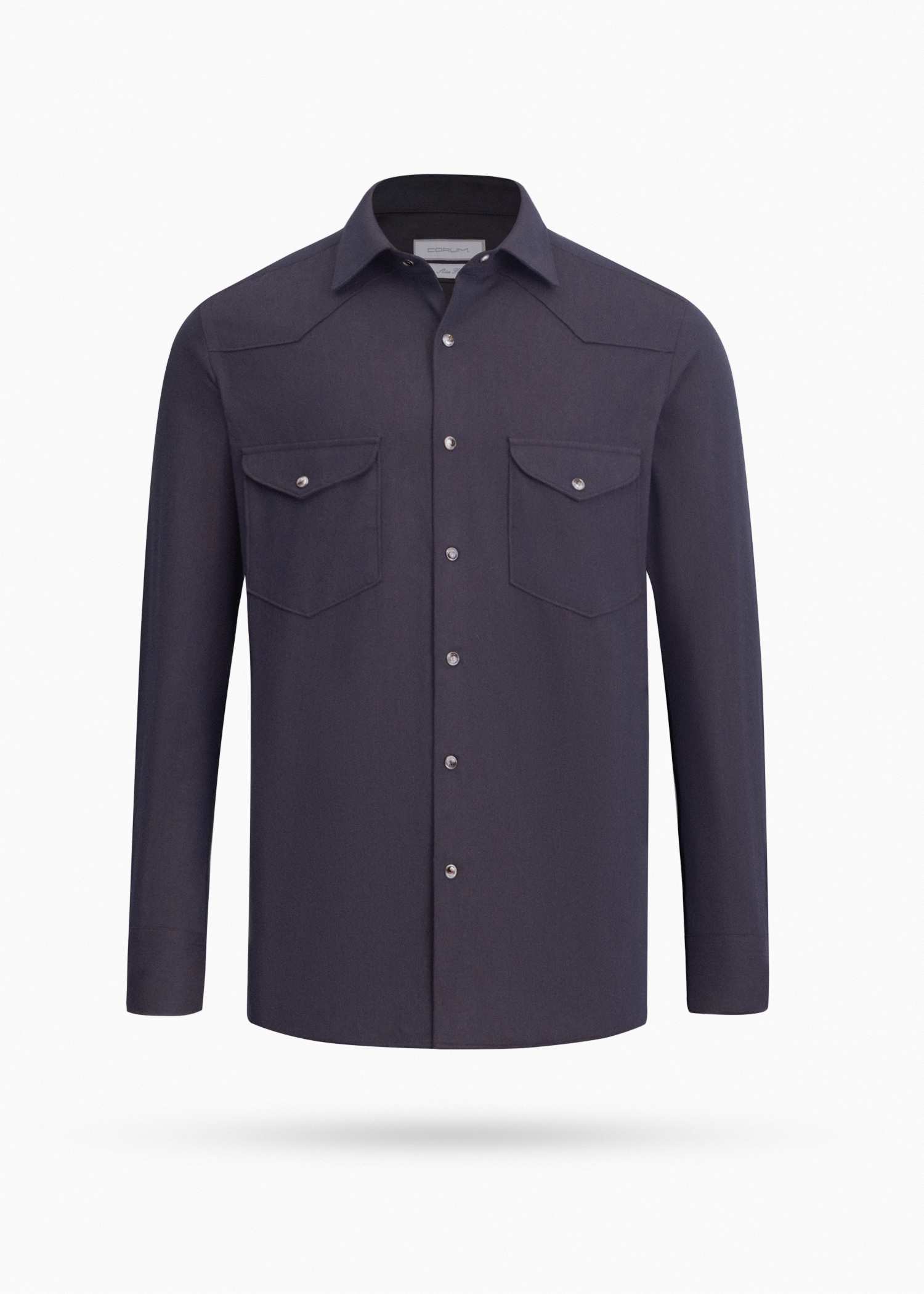 پیراهن مردانه دو جیب 2520114 کروم