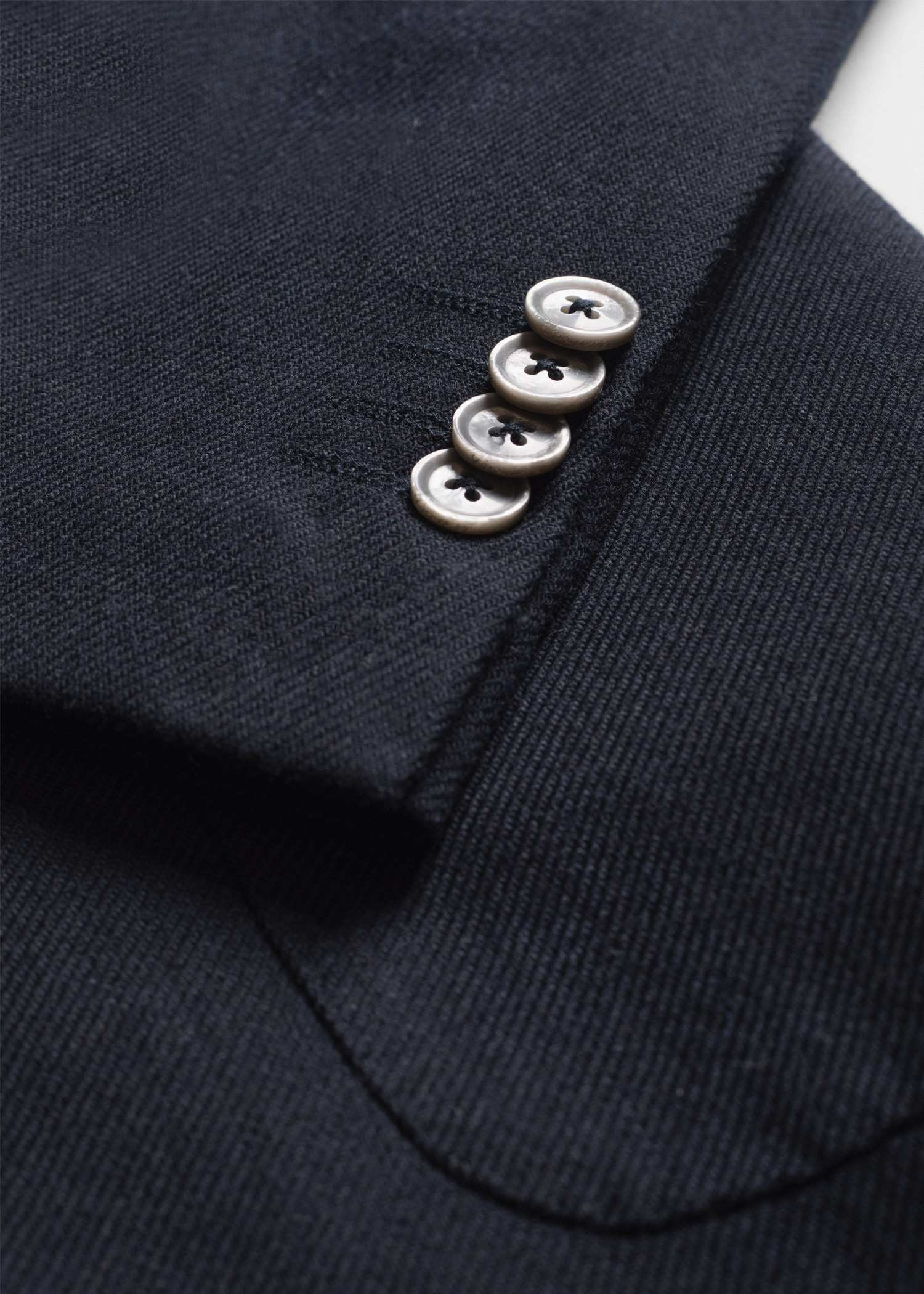 کت دو دکمه Wool کروم