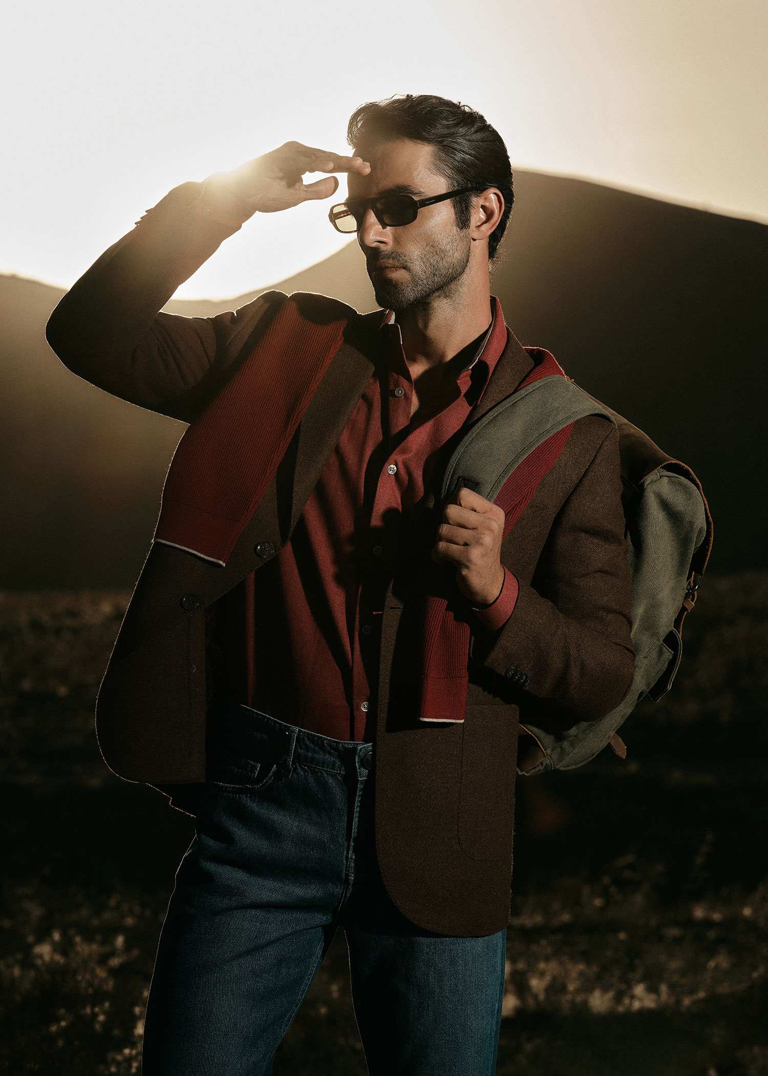 کت دو دکمه Wool کروم