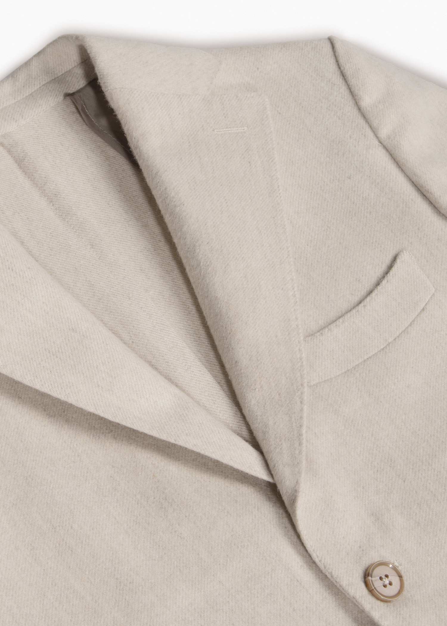 کت دو دکمه Wool کروم