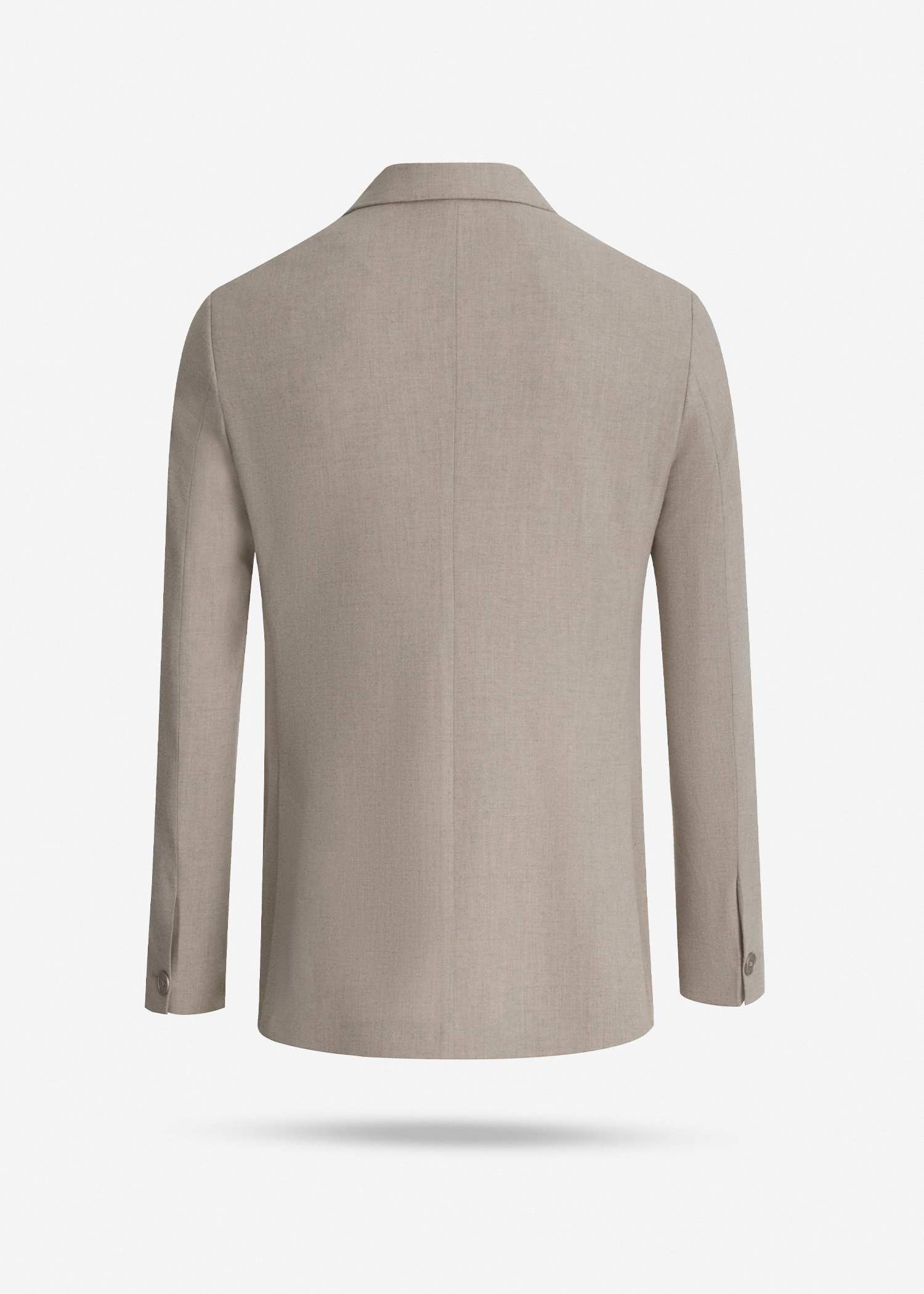 کت مردانه دبل برست پشمی 2520253 کروم