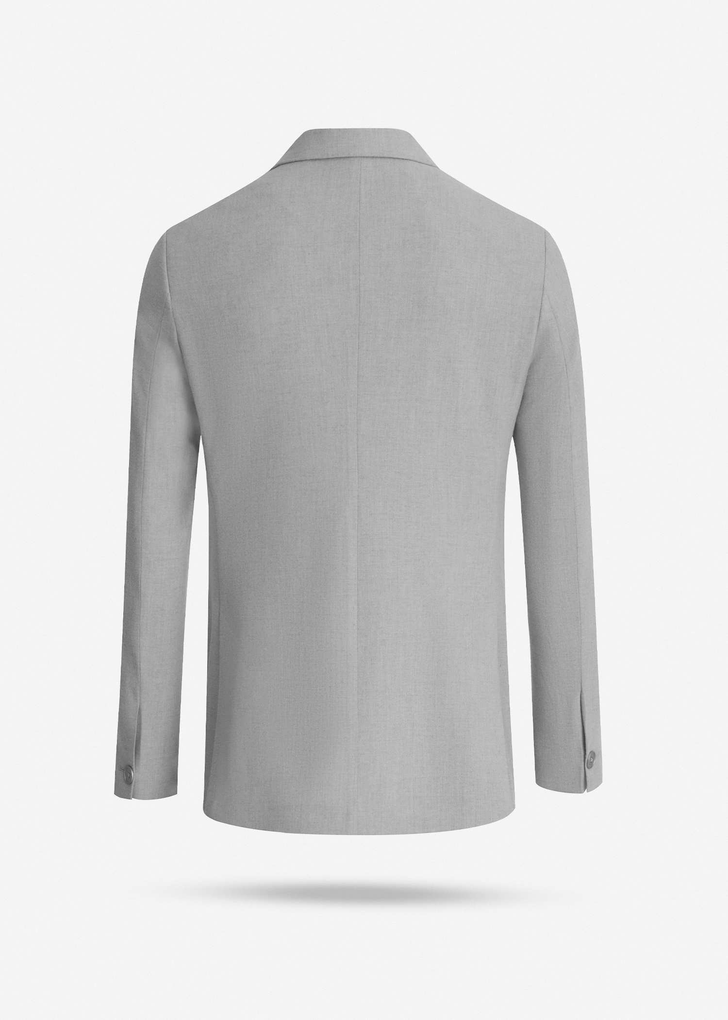 کت مردانه دبل برست پشمی 2520253 کروم