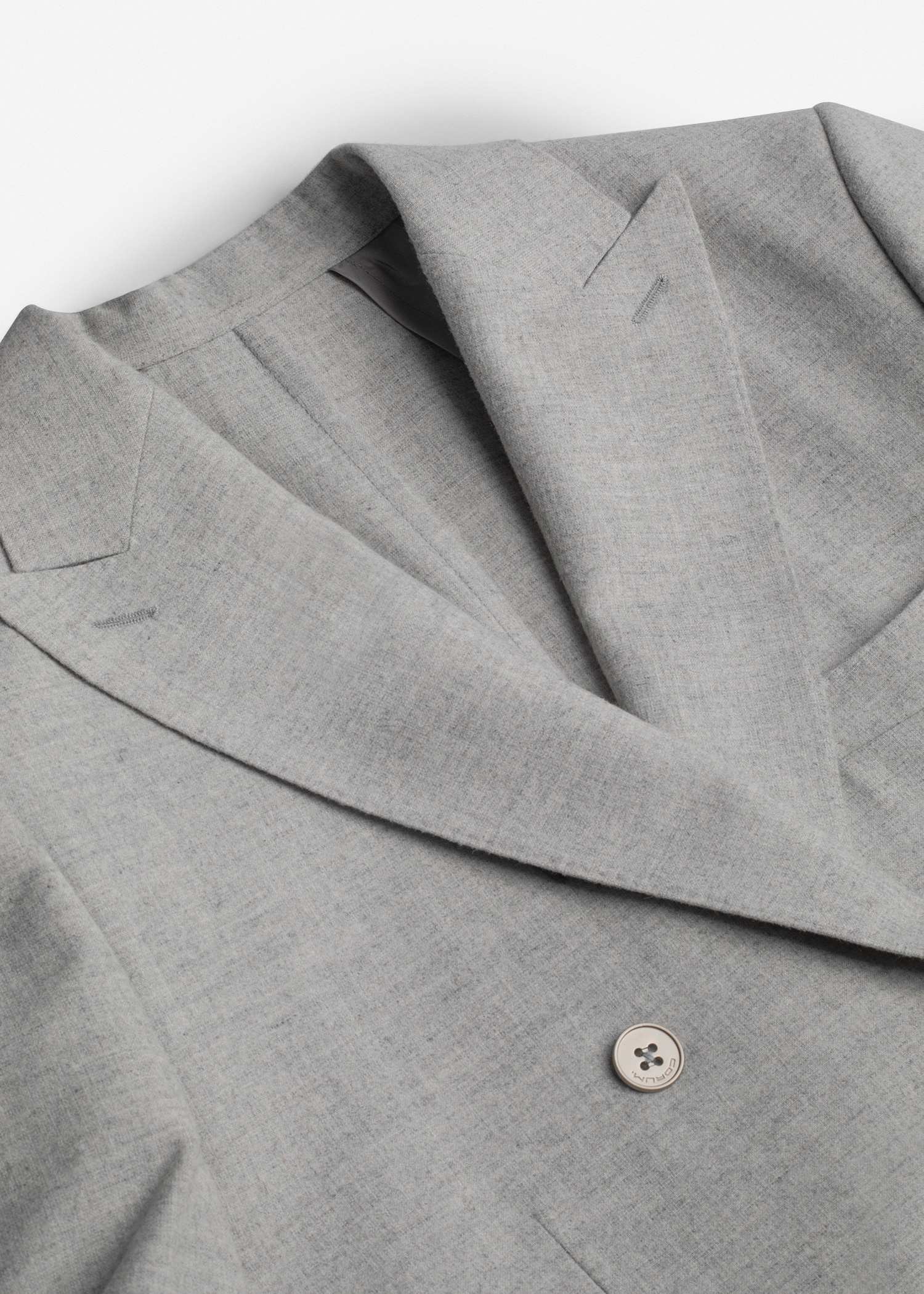 کت مردانه دبل برست پشمی 2520253 کروم