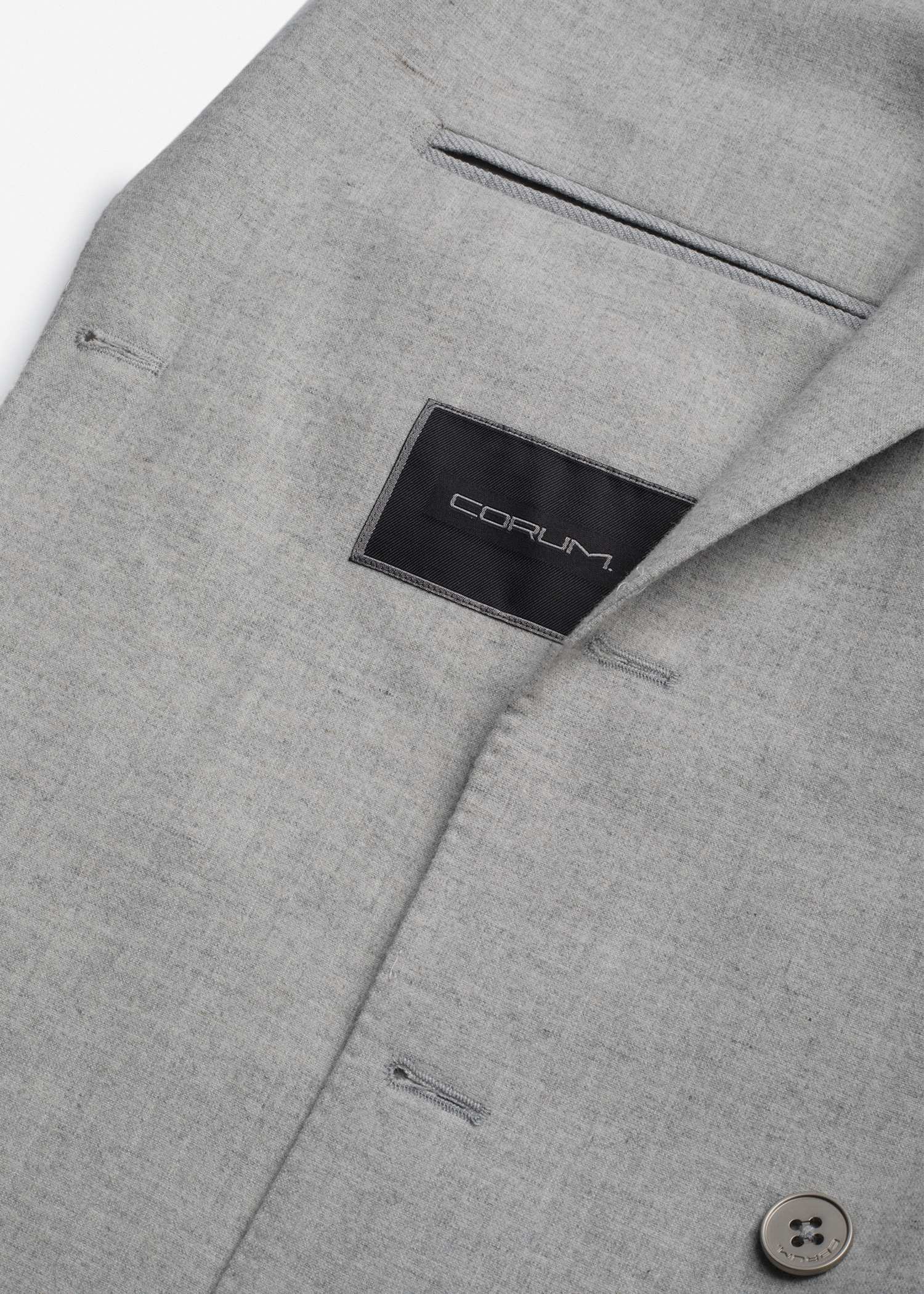 کت مردانه دبل برست پشمی 2520253 کروم