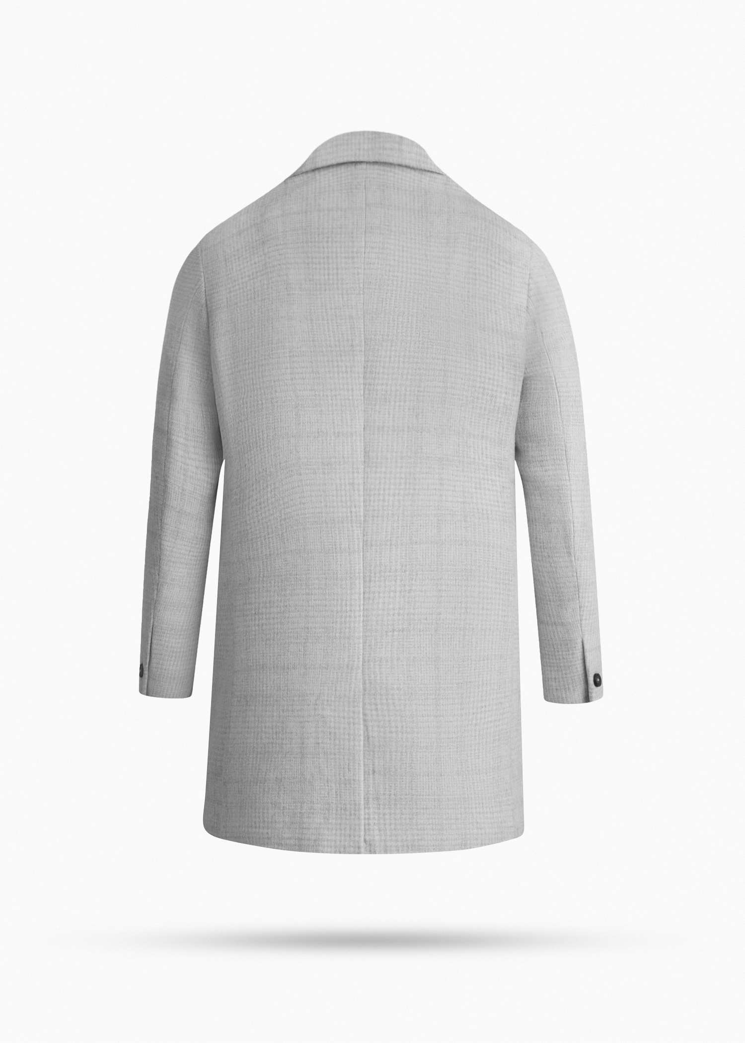 پالتو دبل برست پشمی 2520302 کروم