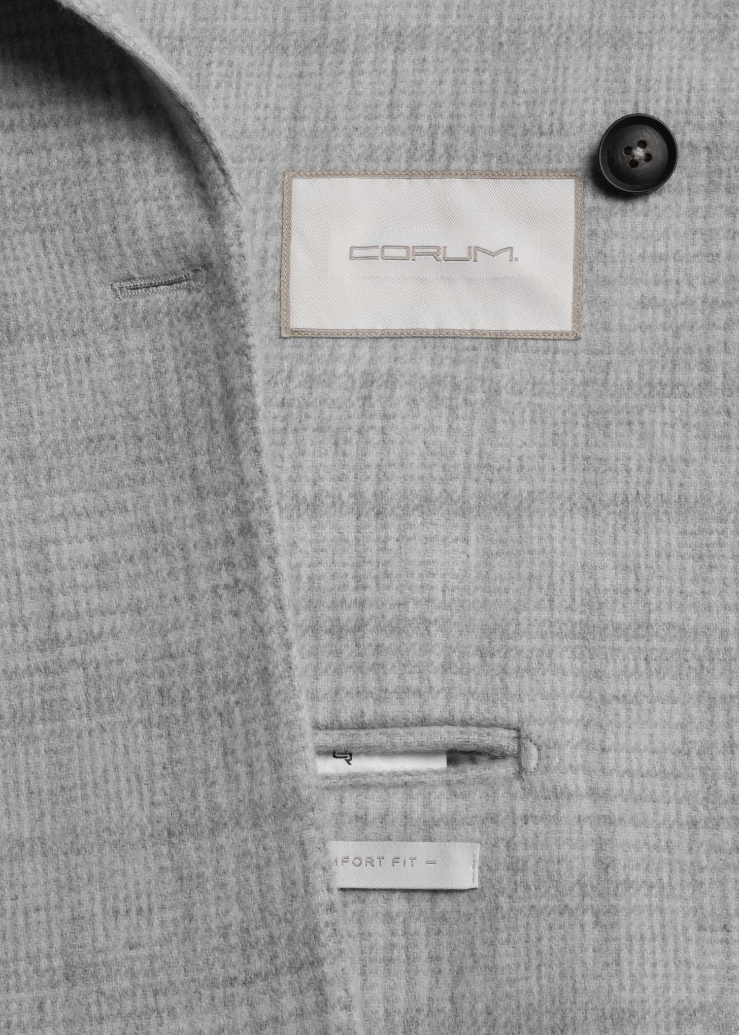 پالتو دبل برست پشمی 2520302 کروم