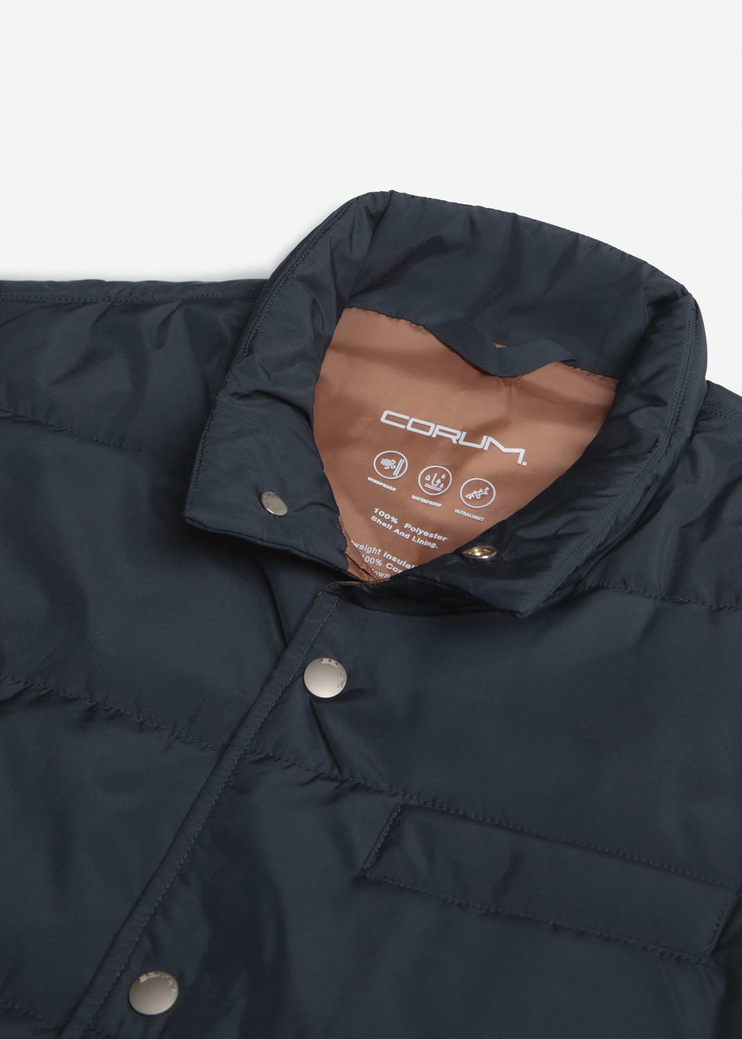 پافر دکمه پرچی 2520701 کروم