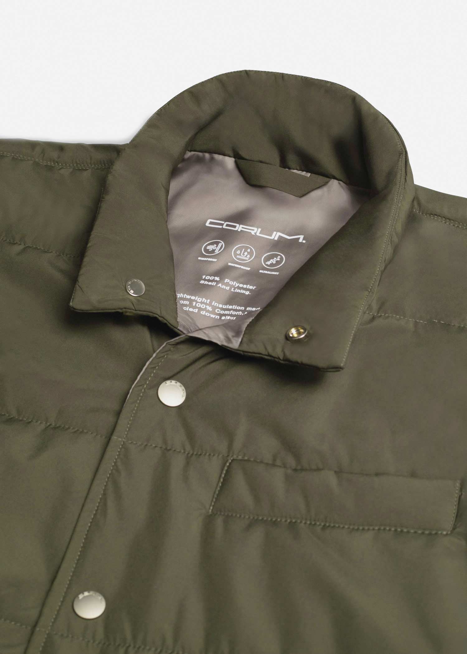 پافر دکمه پرچی 2520701 کروم