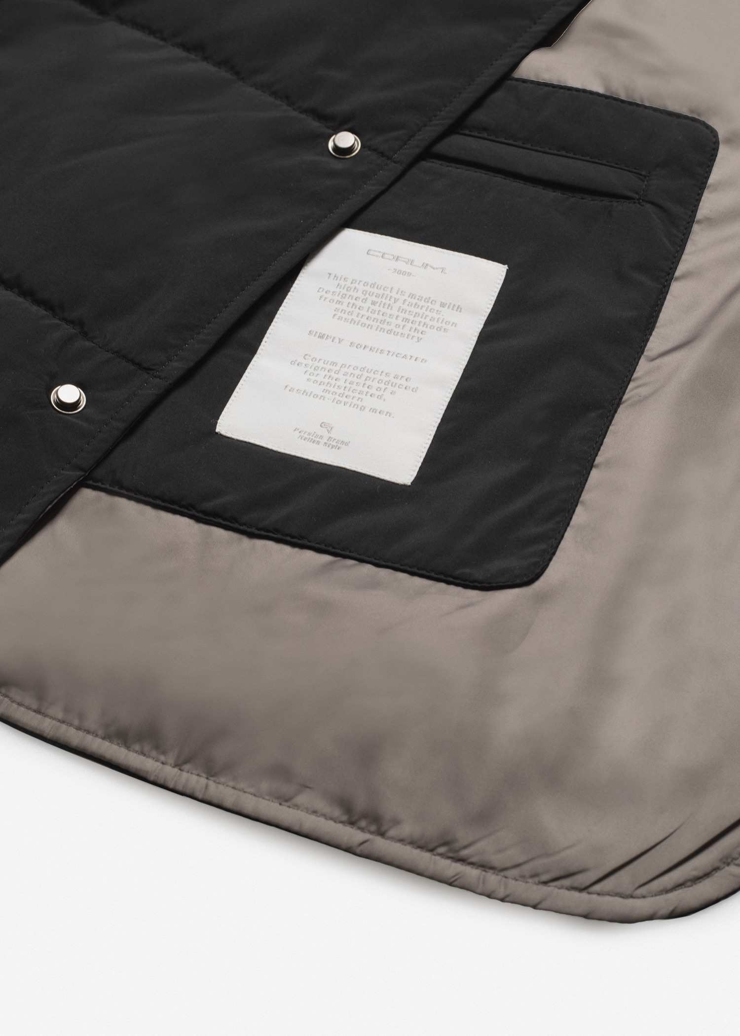 پافر دکمه پرچی 2520701 کروم