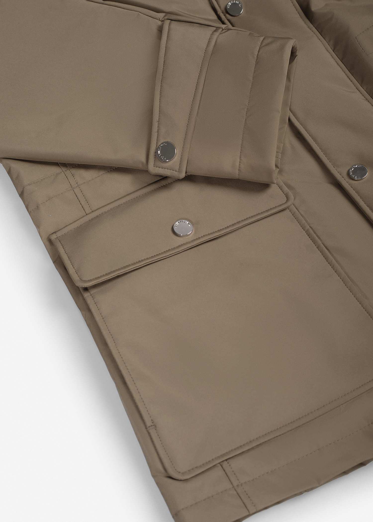 کاپشن جیب پاکتی 2520703 کروم