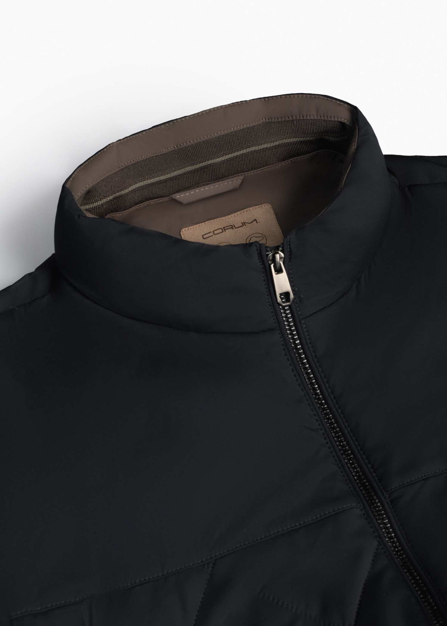 کاپشن تک جیب Quilted کروم